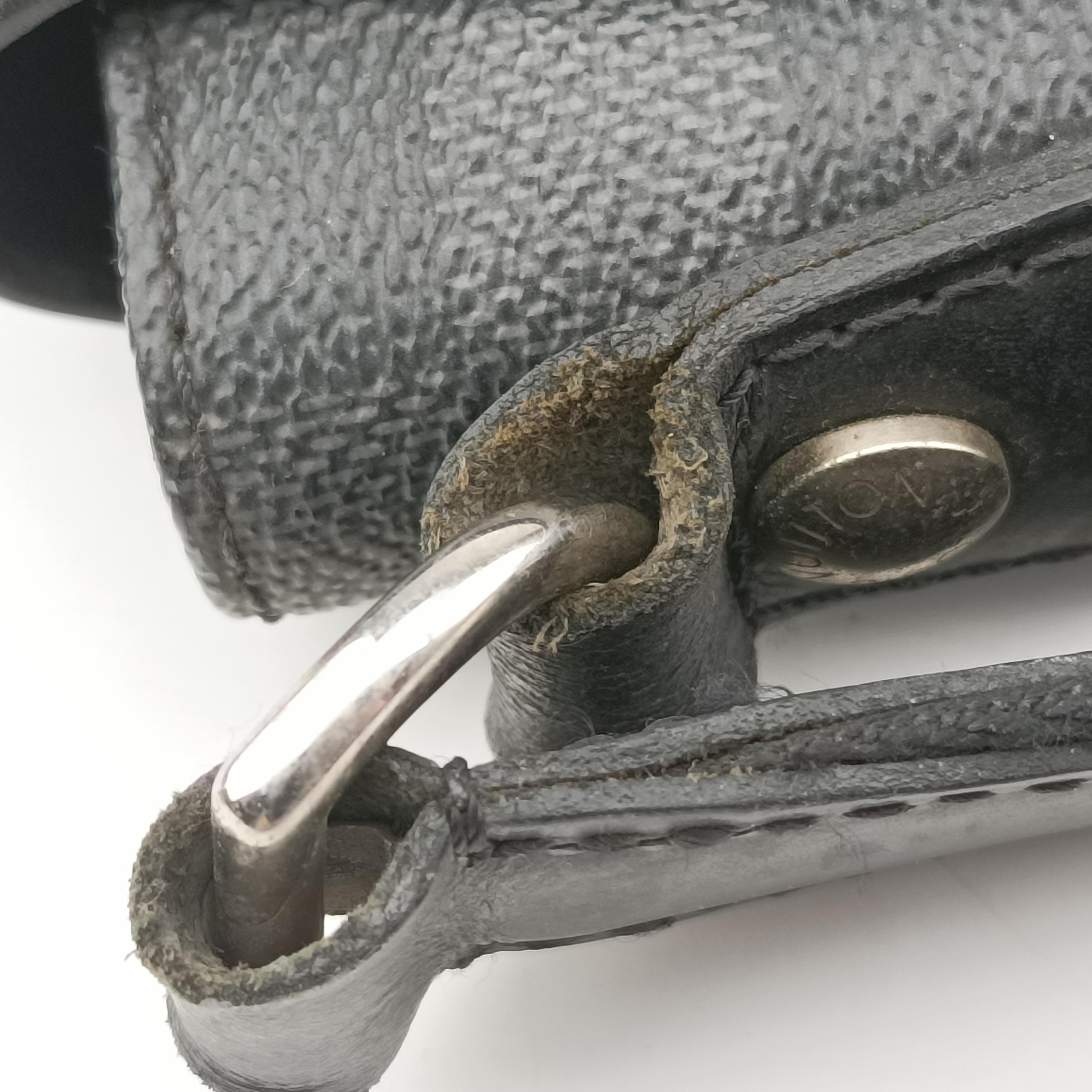 Pre-owned Louis Vuitton DANIEL MM Noir Damier Graphite N58029 shoulderbag | stylenewstar