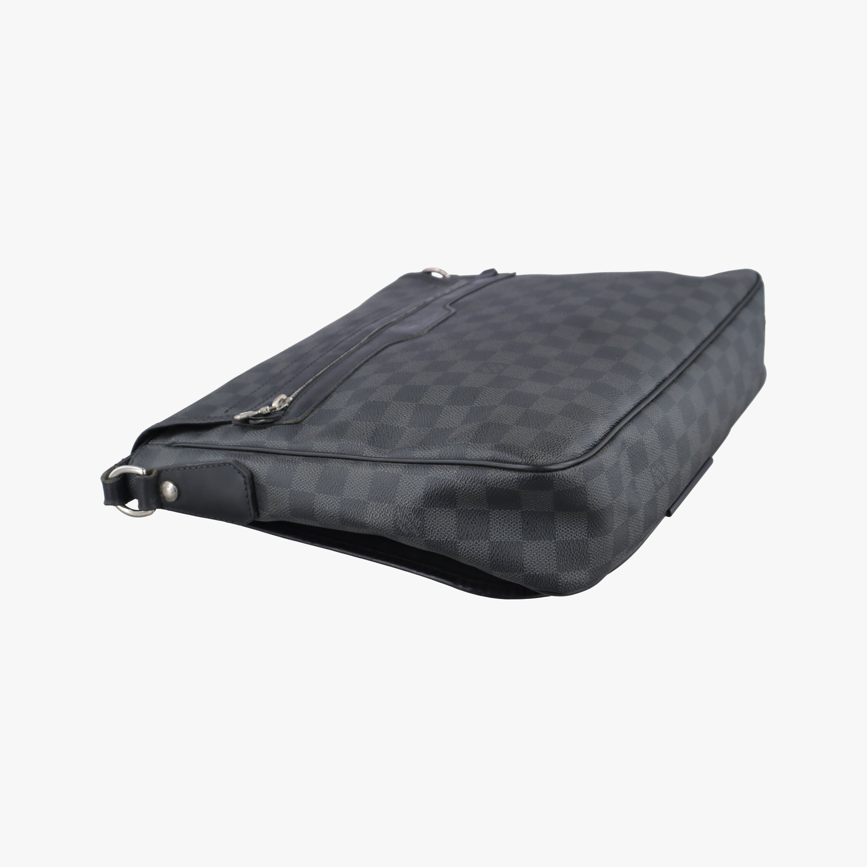 Pre-owned Louis Vuitton DANIEL MM Noir Damier Graphite N58029 shoulderbag | stylenewstar
