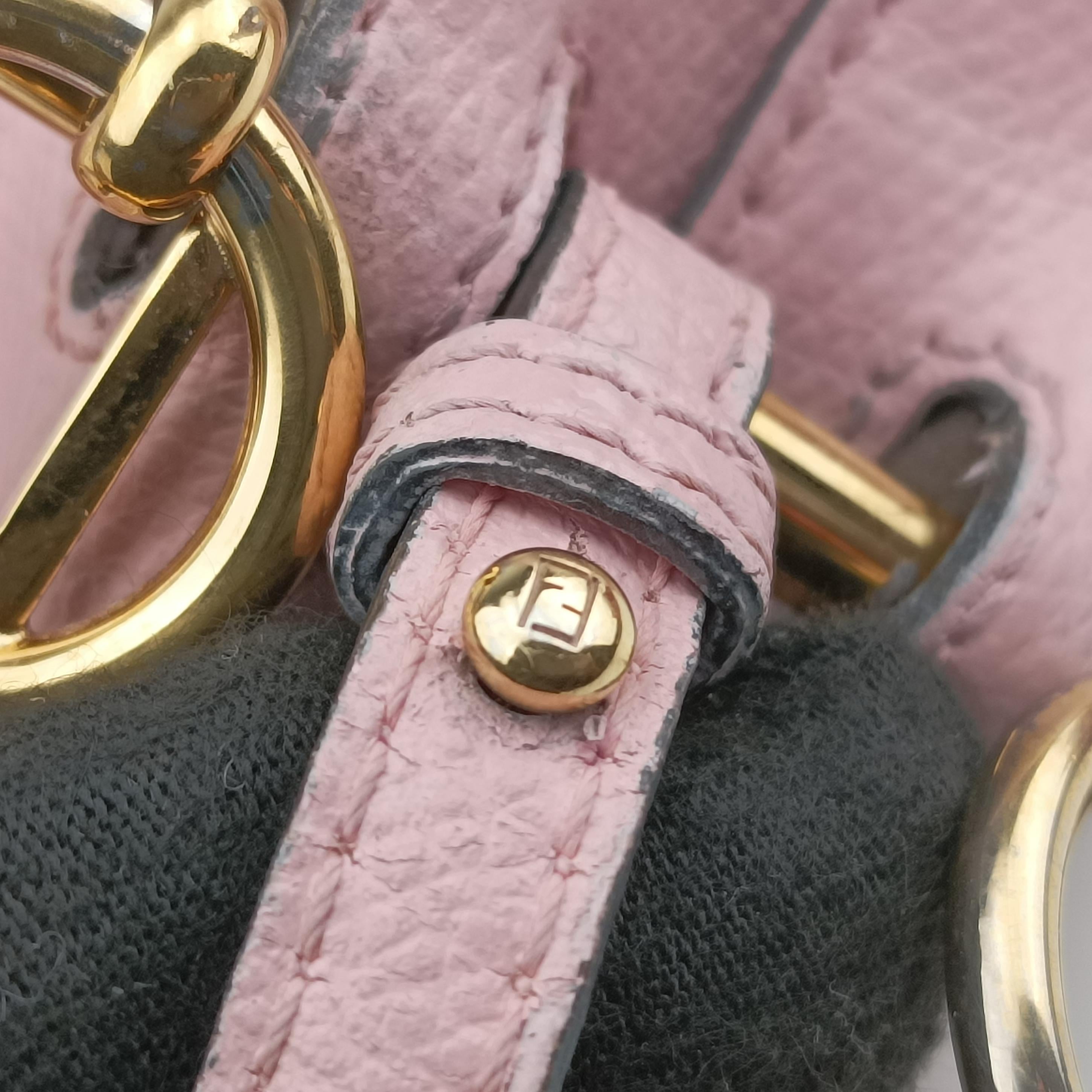 Vintage Fendi Mon Tresor Mini Bucket Pink Leather 8BS010 shoulderbag | stylenewstar