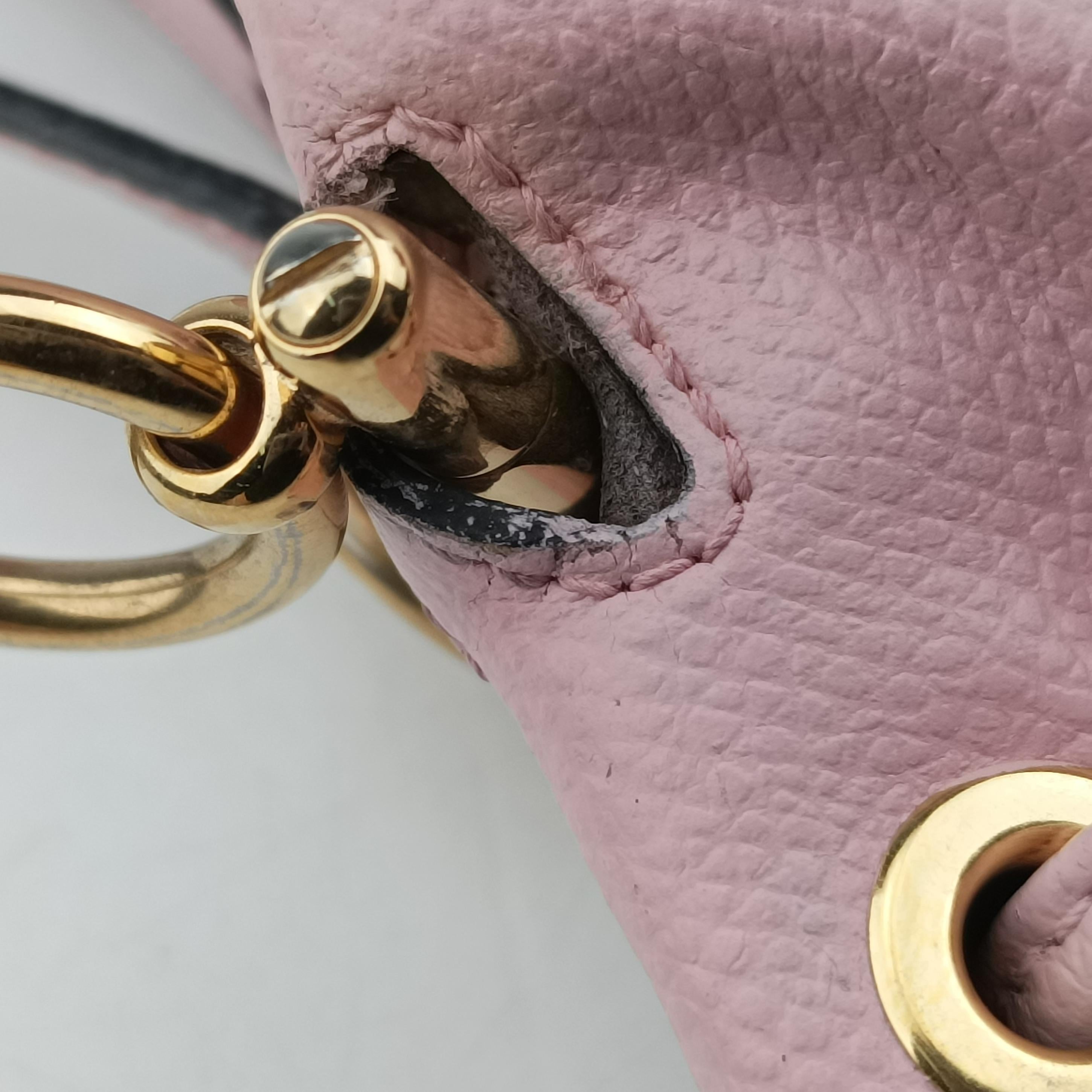 Vintage Fendi Mon Tresor Mini Bucket Pink Leather 8BS010 shoulderbag | stylenewstar
