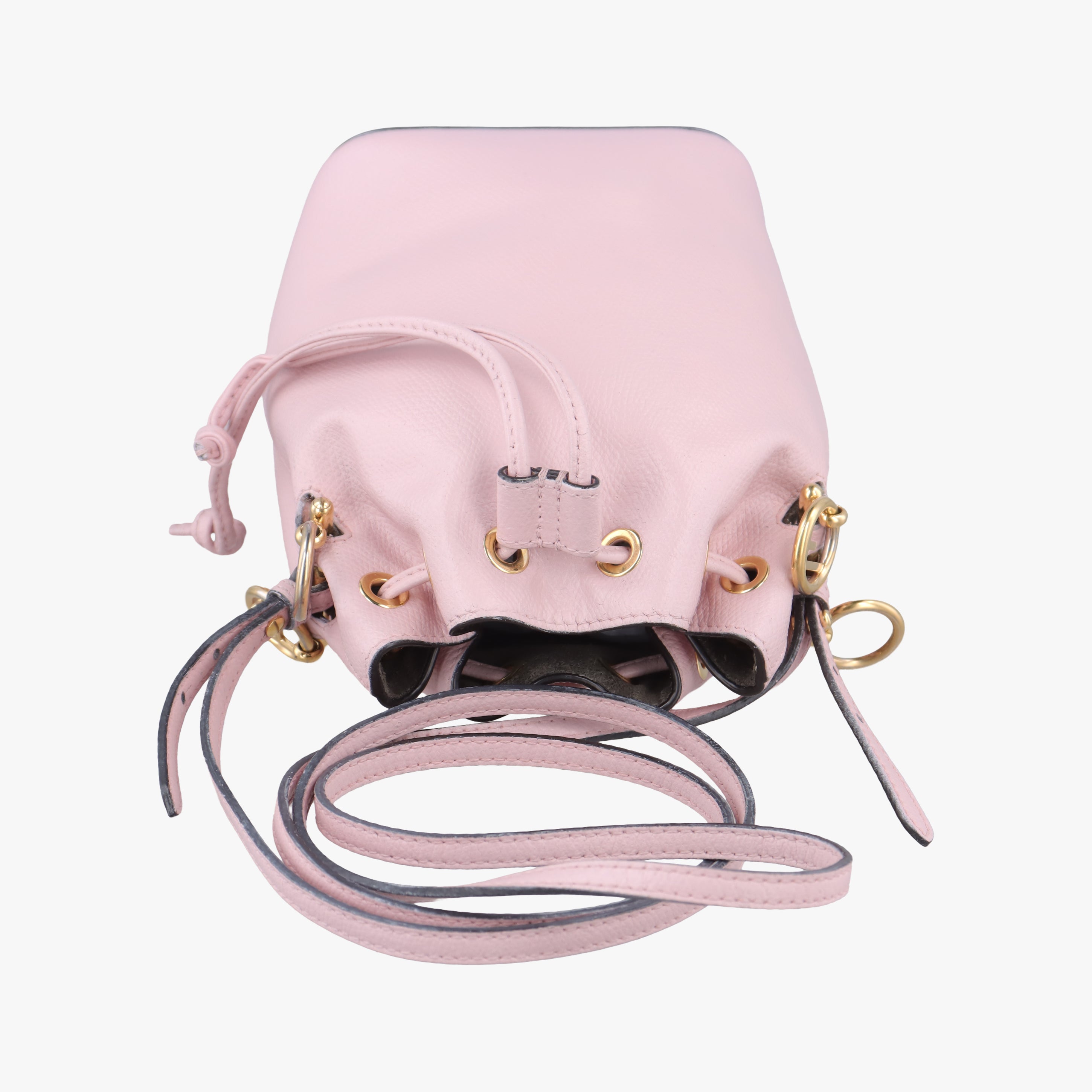 Vintage Fendi Mon Tresor Mini Bucket Pink Leather 8BS010 shoulderbag | stylenewstar