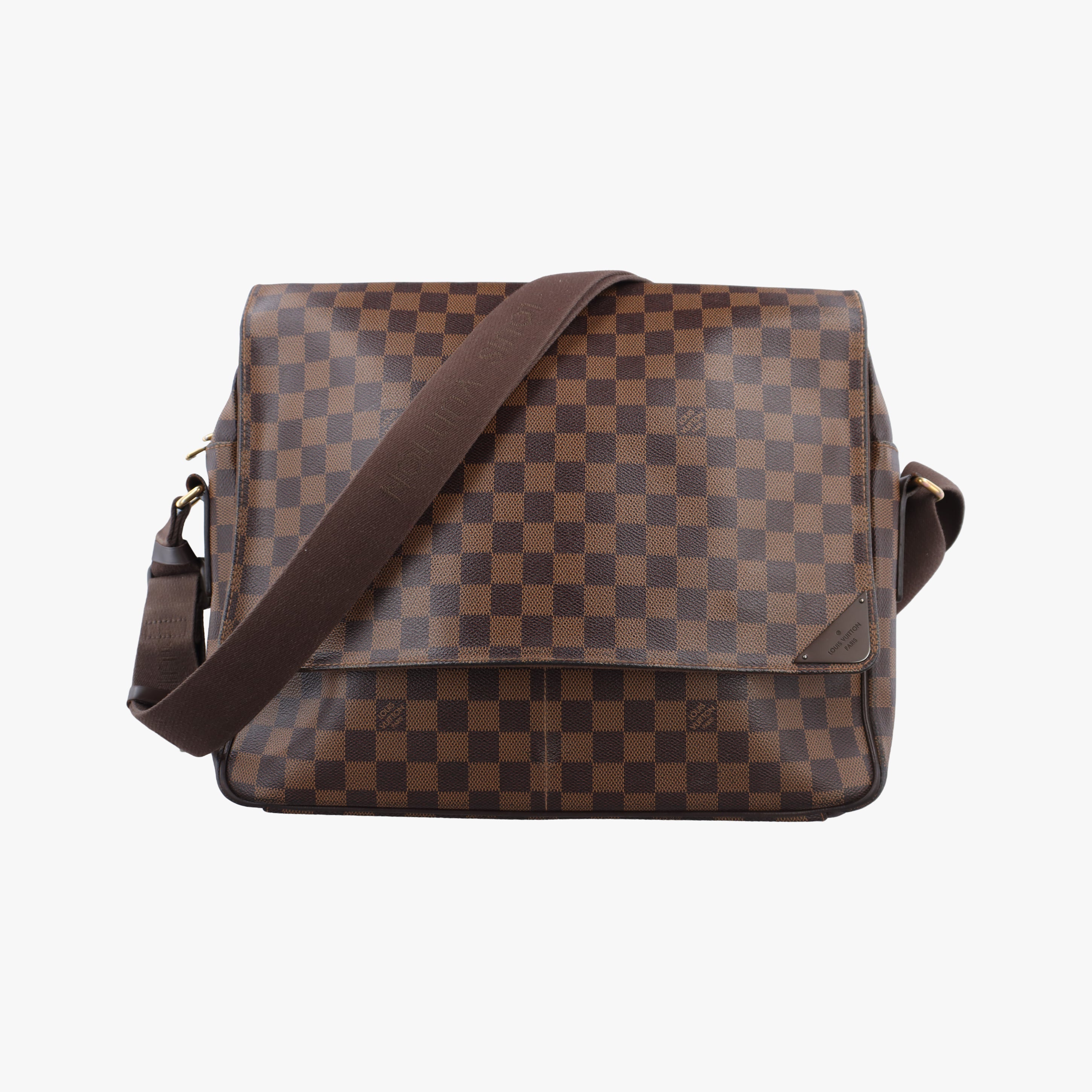 Pre-owned Louis Vuitton SHELTON MM EBENE Damier Canvas N41149 shoulderbag | stylenewstar