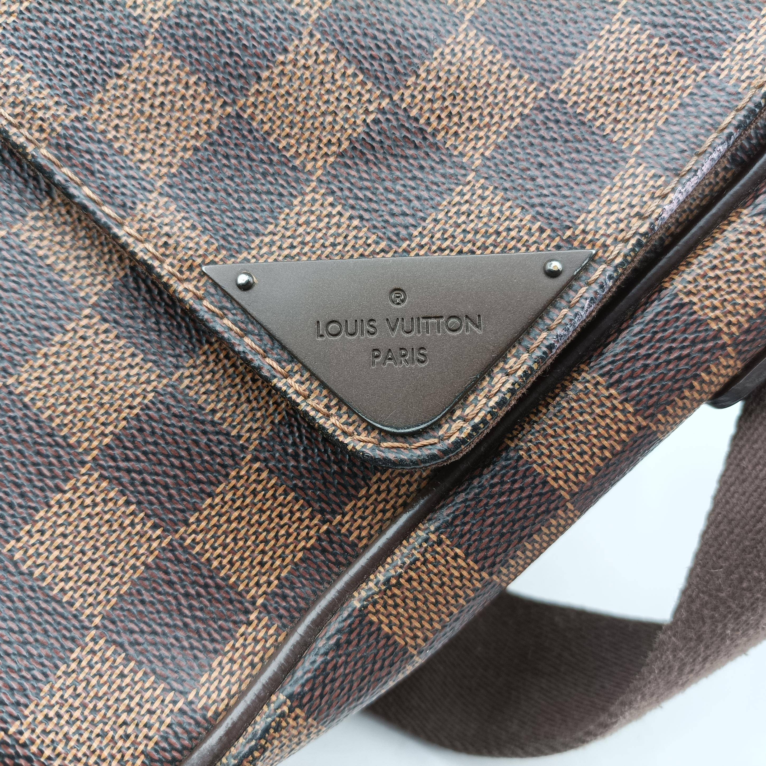 Pre-owned Louis Vuitton SHELTON MM EBENE Damier Canvas N41149 shoulderbag | stylenewstar