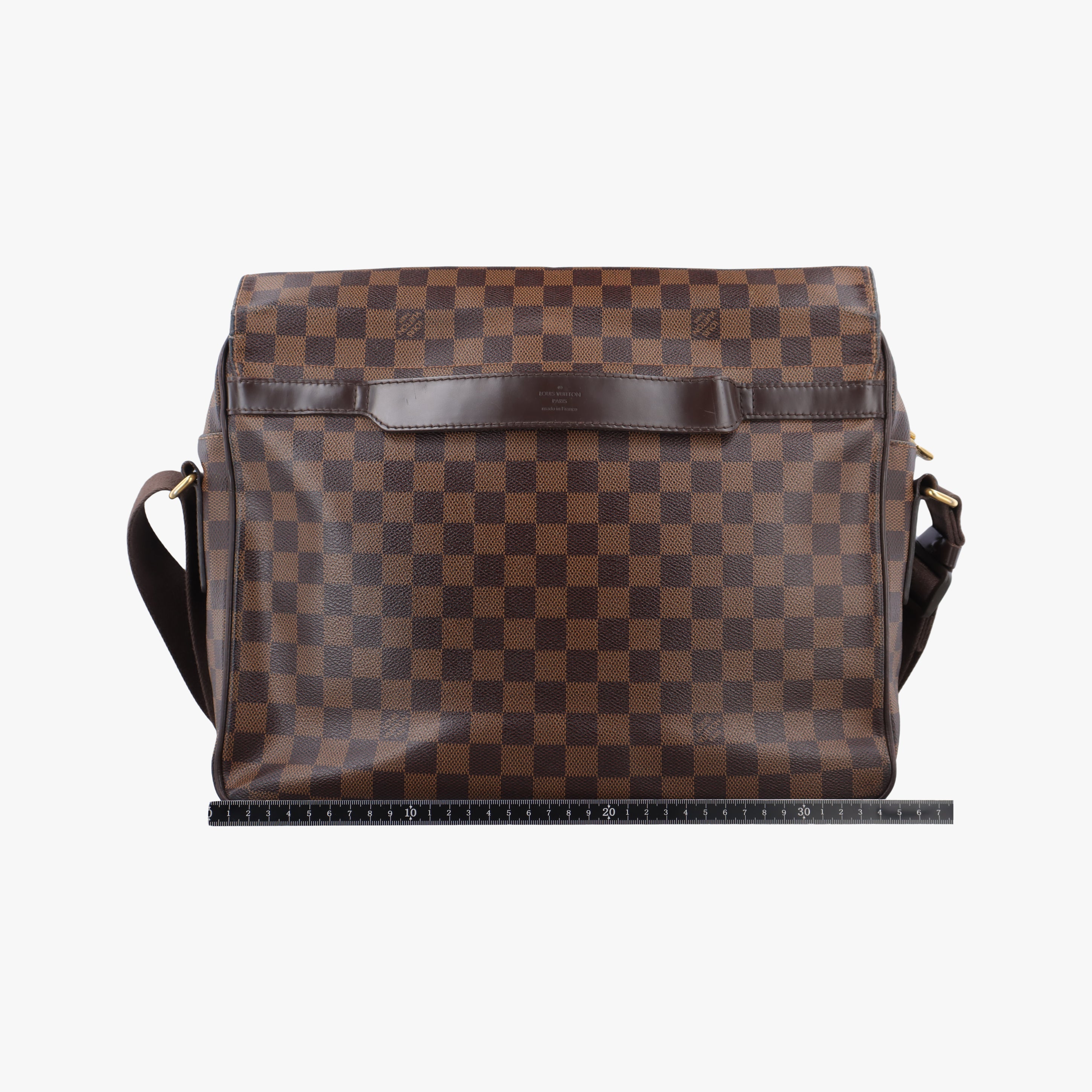 Pre-owned Louis Vuitton SHELTON MM EBENE Damier Canvas N41149 shoulderbag | stylenewstar