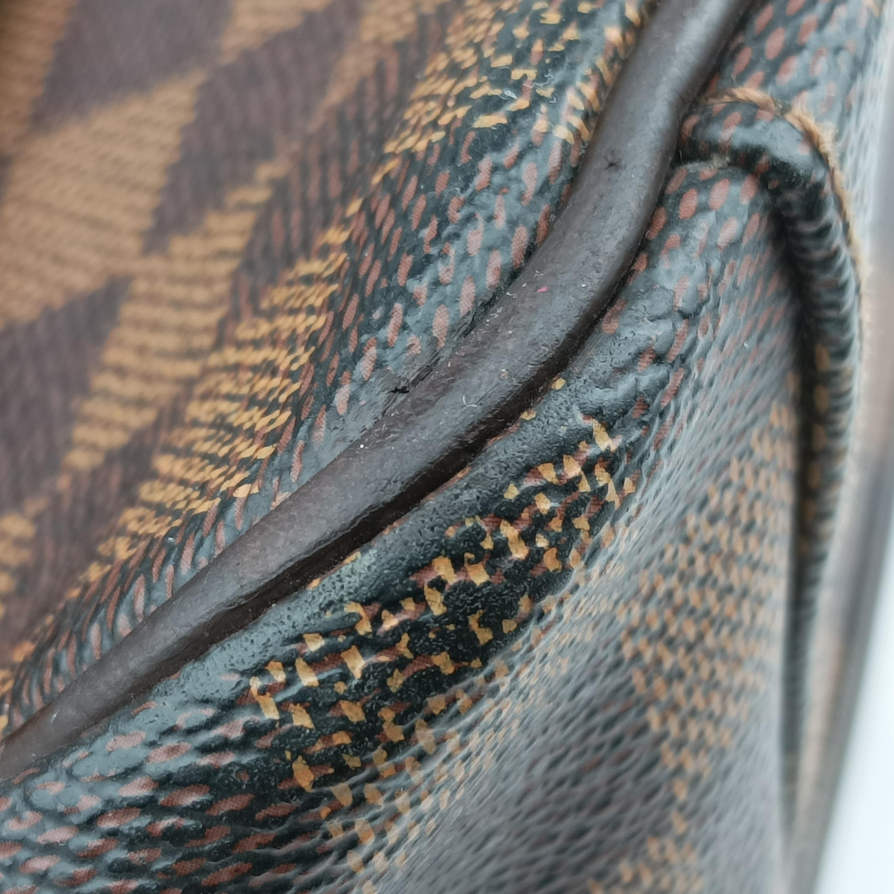 Pre-owned Louis Vuitton SHELTON MM EBENE Damier Canvas N41149 shoulderbag | stylenewstar