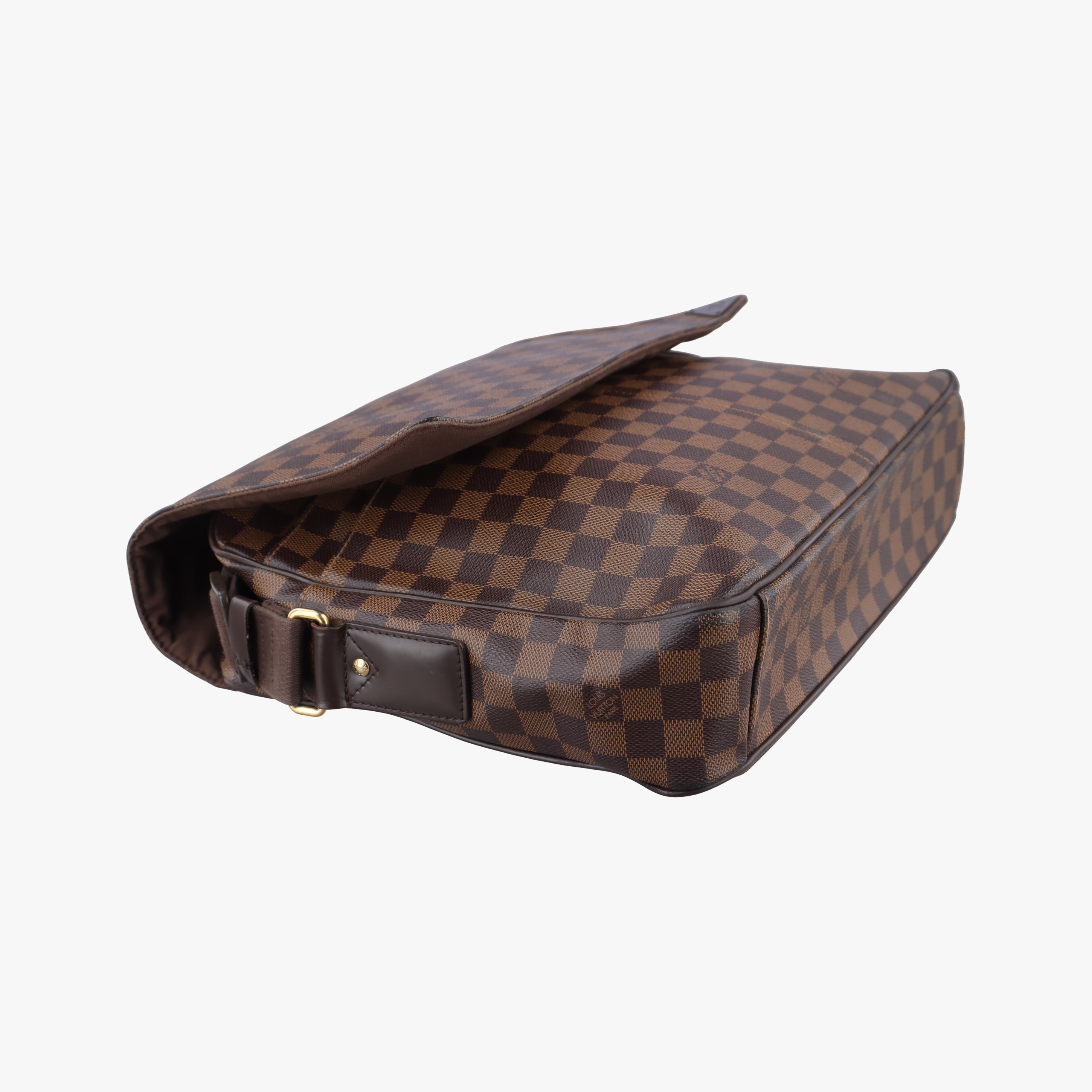 Pre-owned Louis Vuitton SHELTON MM EBENE Damier Canvas N41149 shoulderbag | stylenewstar