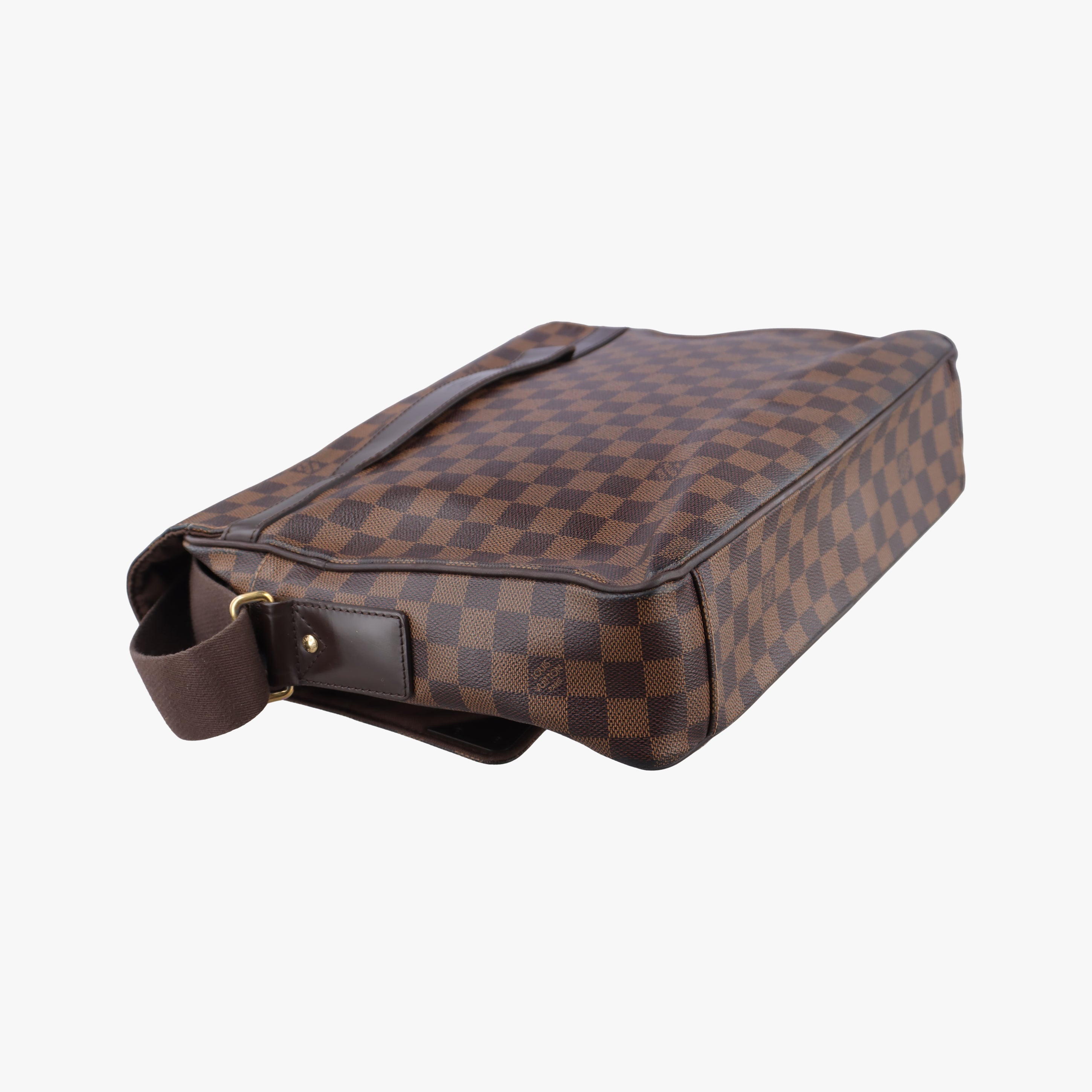 Pre-owned Louis Vuitton SHELTON MM EBENE Damier Canvas N41149 shoulderbag | stylenewstar