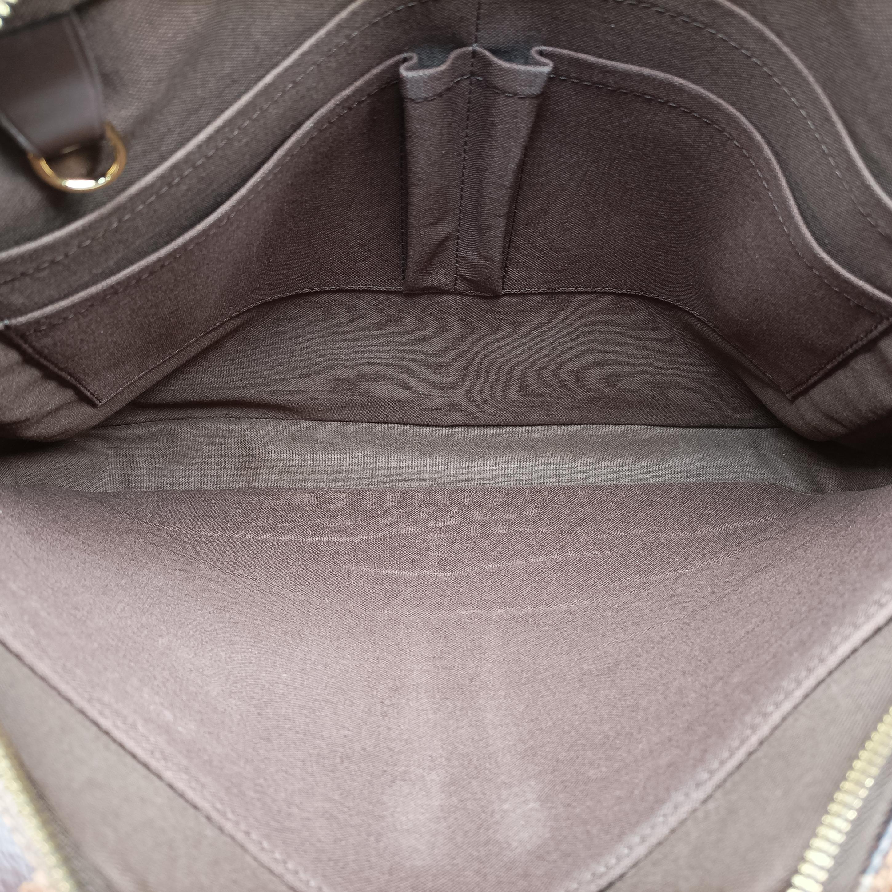 Pre-owned Louis Vuitton SHELTON MM EBENE Damier Canvas N41149 shoulderbag | stylenewstar