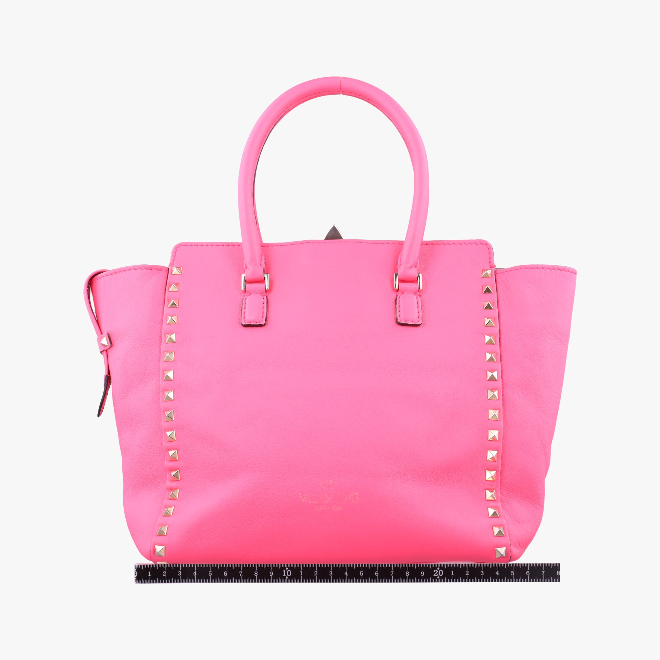 Secondhand Valentino Rockstud Rose leather  shoulderbag | stylenewstar