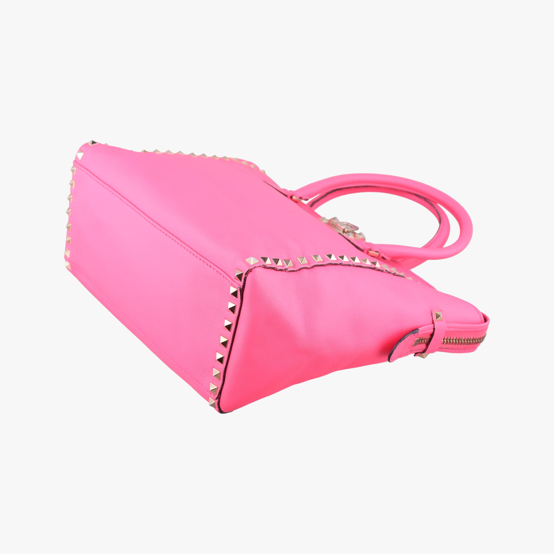 Secondhand Valentino Rockstud Rose leather  shoulderbag | stylenewstar
