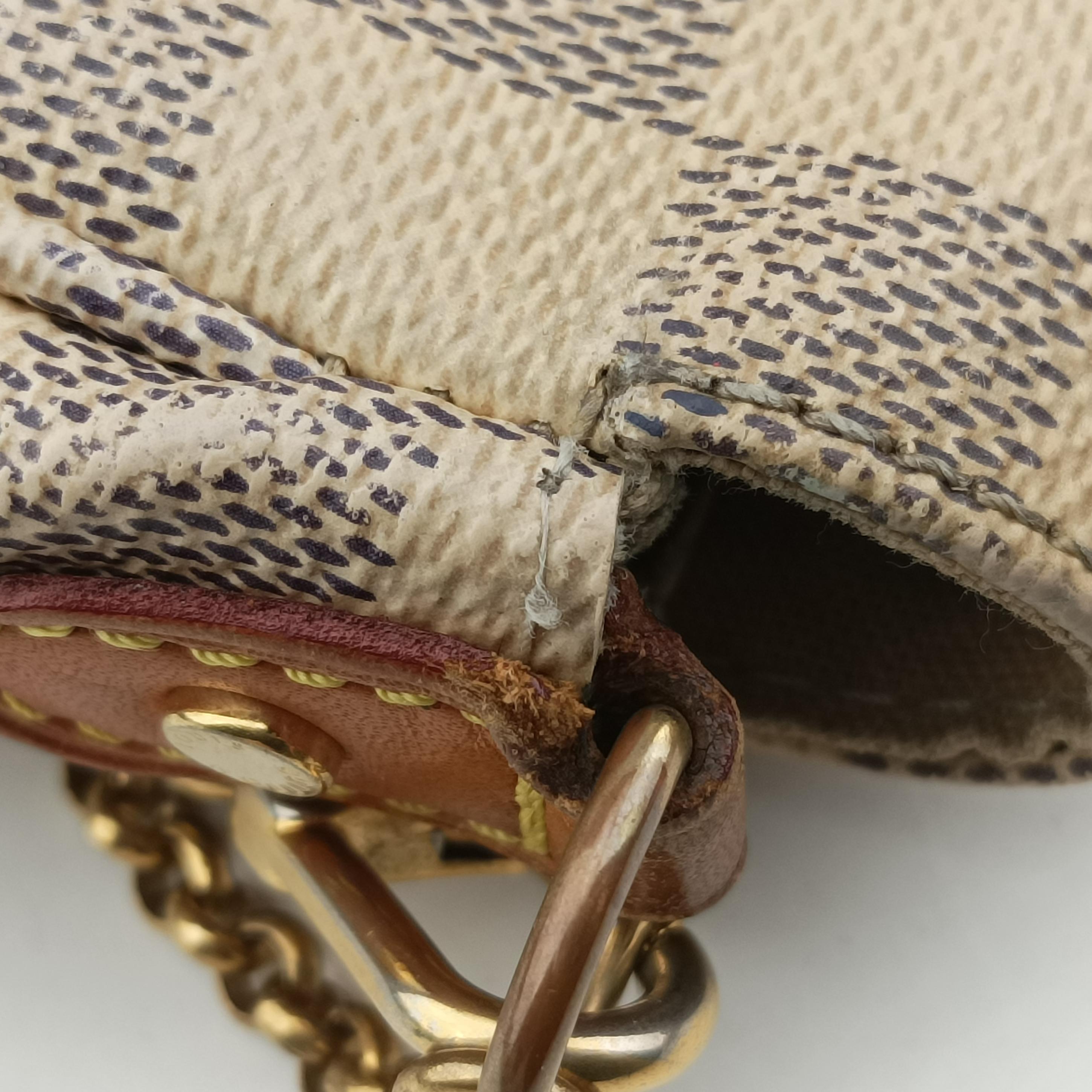 Pre-owned Louis Vuitton FAVORITE PM Azur Damier Canvas N41277 shoulderbag | stylenewstar