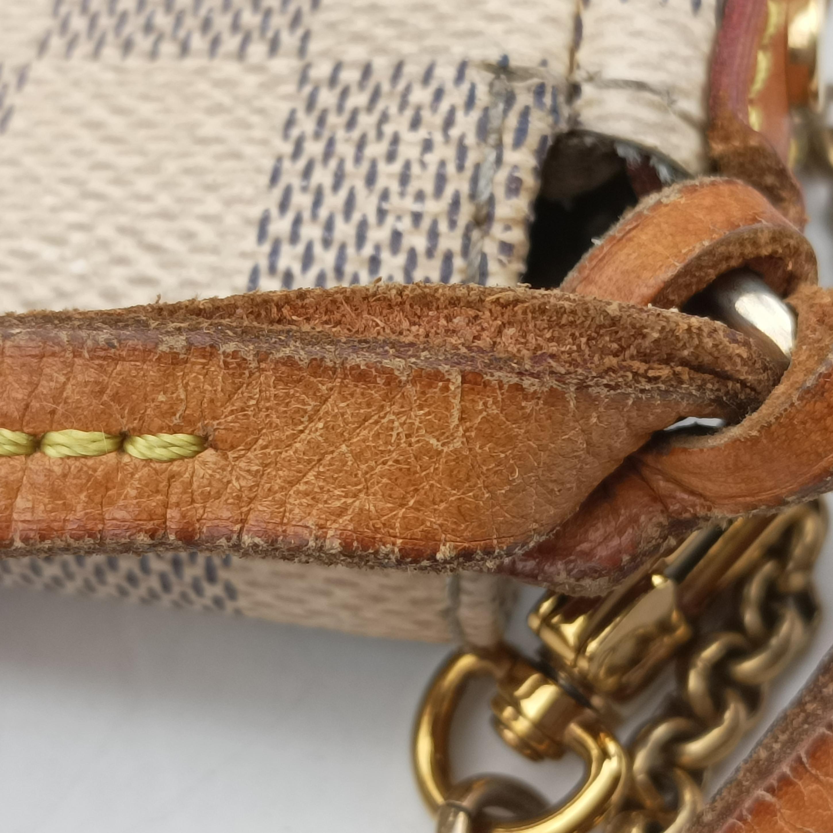 Pre-owned Louis Vuitton FAVORITE PM Azur Damier Canvas N41277 shoulderbag | stylenewstar
