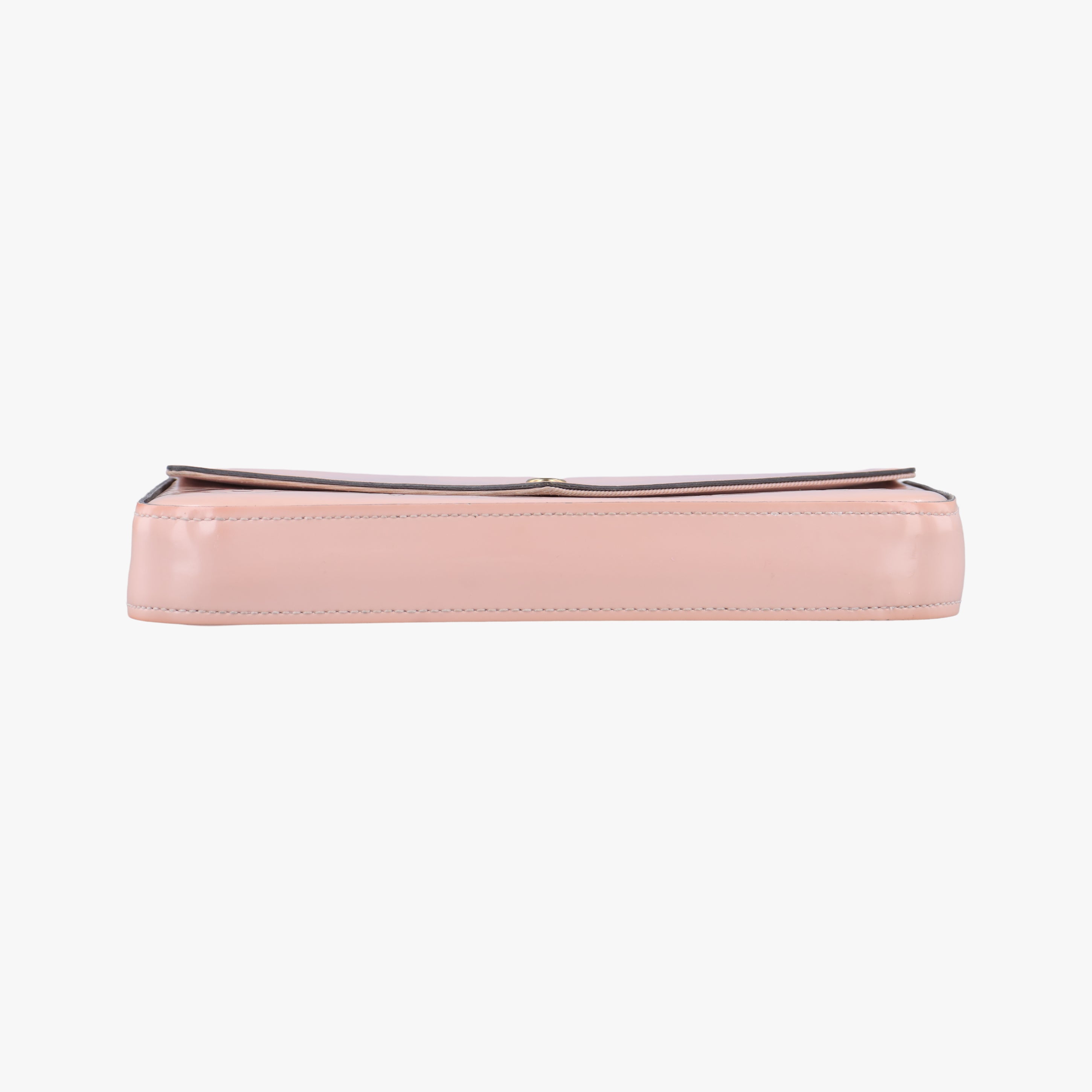 Pre-owned Louis Vuitton Pochette Felicie Rose Ballerine Monogram Vernis MI4179 shoulderbag | stylenewstar