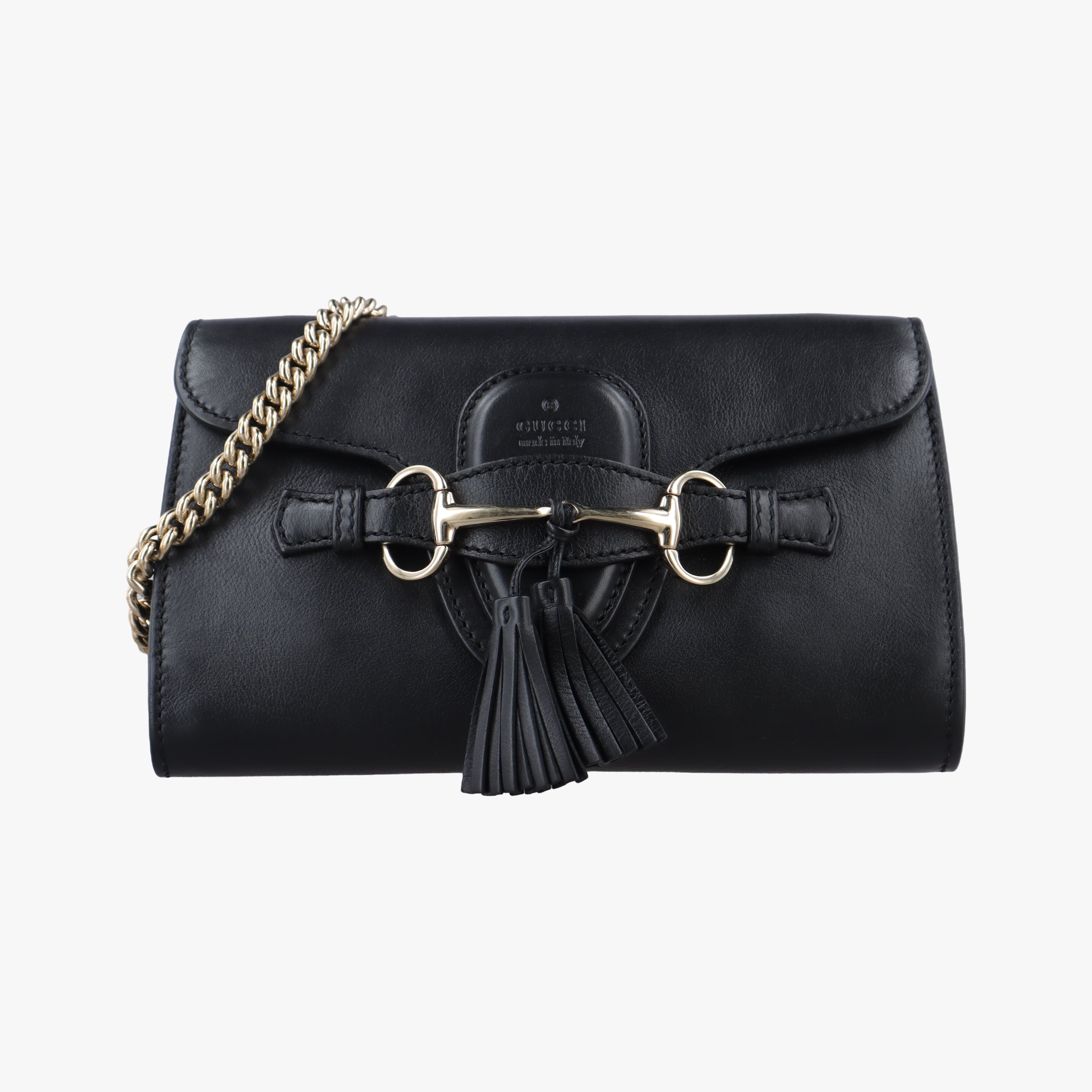 Secondhand Gucci Emily Black Leather 283063 shoulderbag | stylenewstar