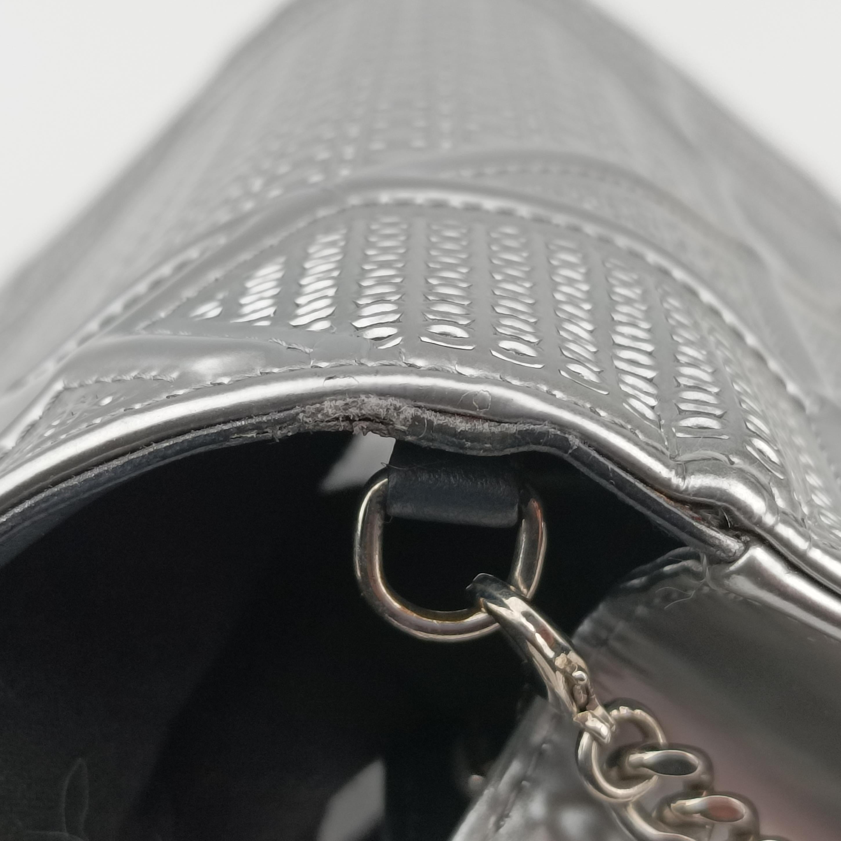 Secondhand Christian Dior Diorama Silver leather  shoulderbag | stylenewstar