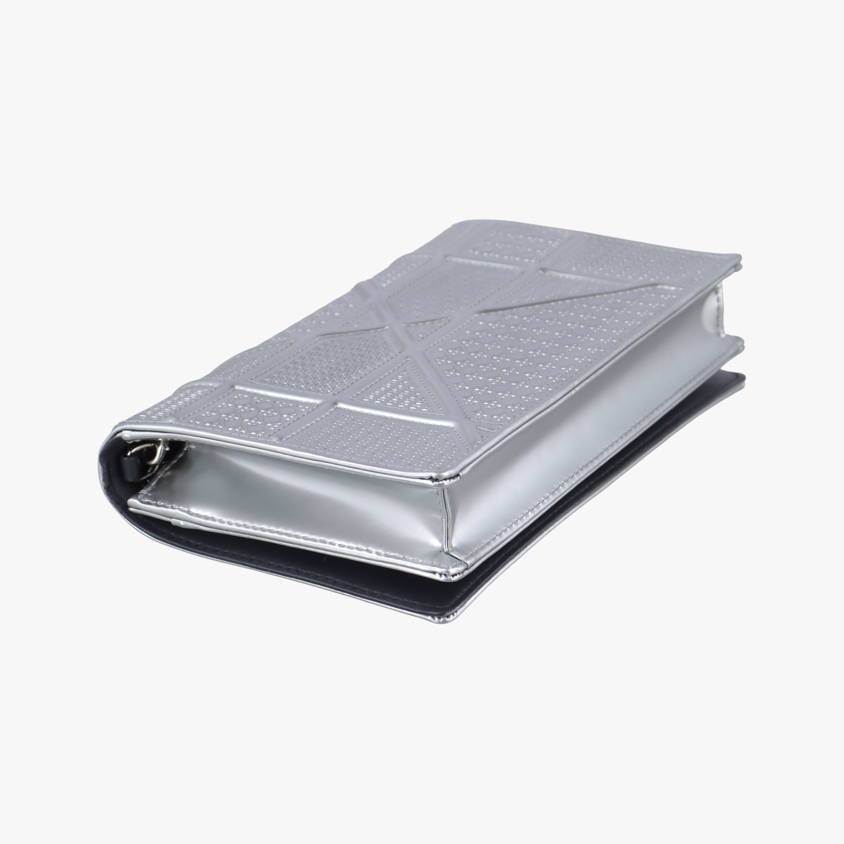 Secondhand Christian Dior Diorama Silver leather  shoulderbag | stylenewstar