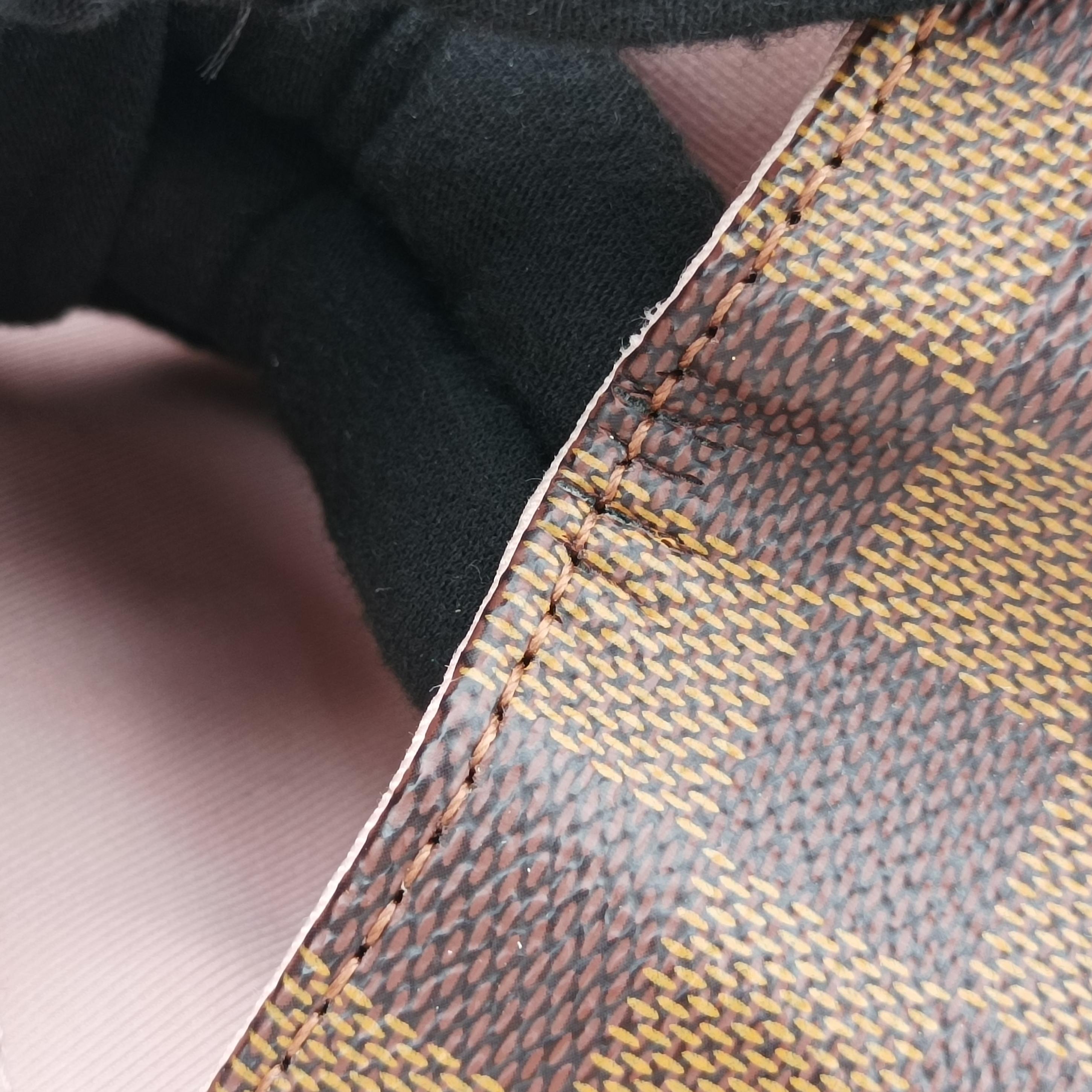 Pre-owned Louis Vuitton Daypack Clapton EBENE×MAGNOLIA Monogram Canvas×calf leather N42262 backpack/rucksack | stylenewstar