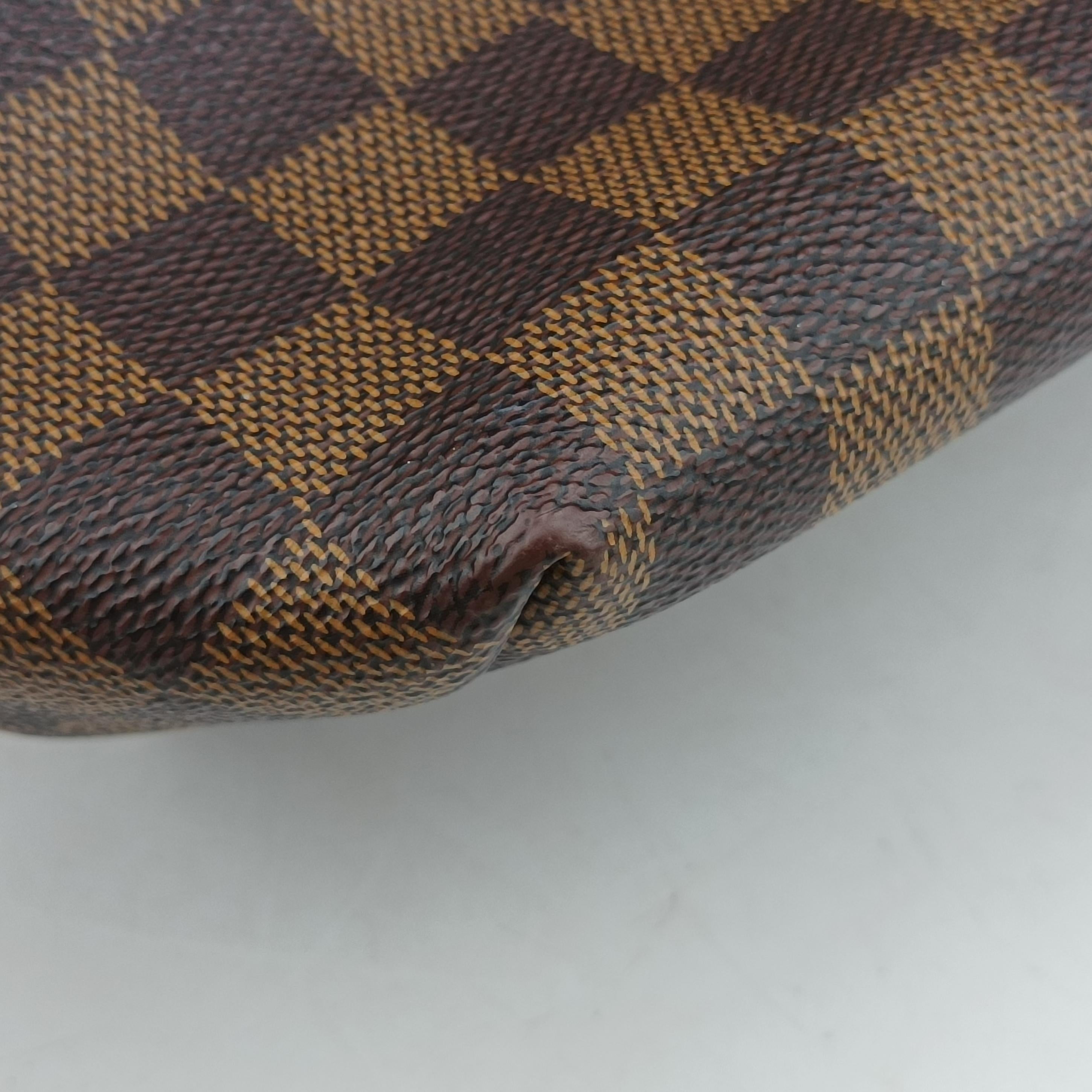 Pre-owned Louis Vuitton Daypack Clapton EBENE×MAGNOLIA Monogram Canvas×calf leather N42262 backpack/rucksack | stylenewstar