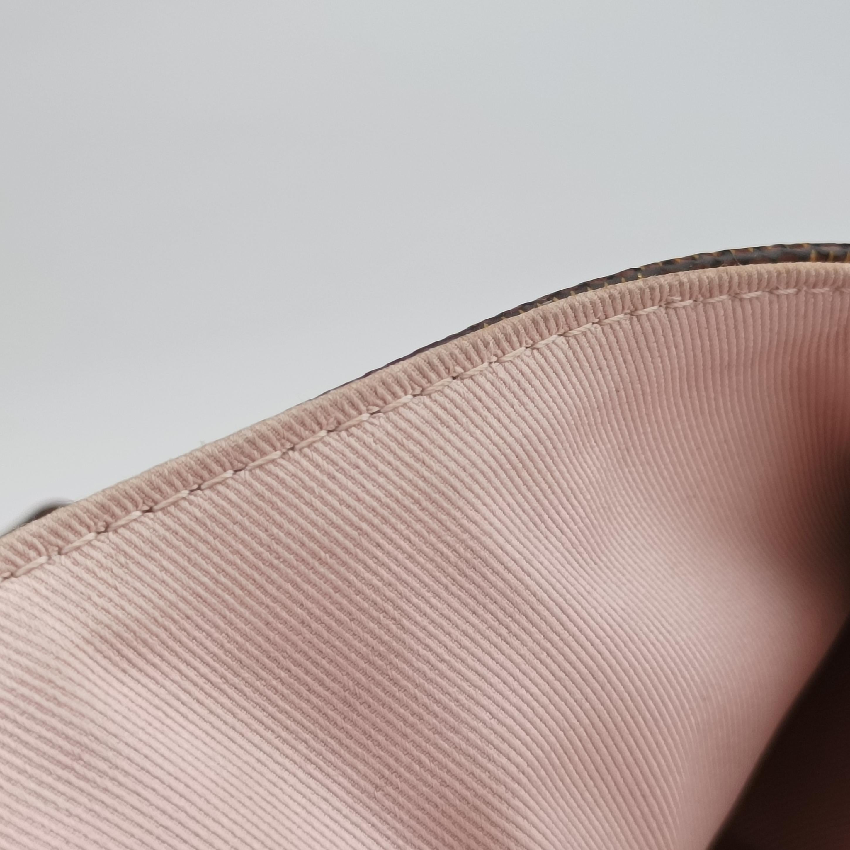 Pre-owned Louis Vuitton Daypack Clapton EBENE×MAGNOLIA Monogram Canvas×calf leather N42262 backpack/rucksack | stylenewstar