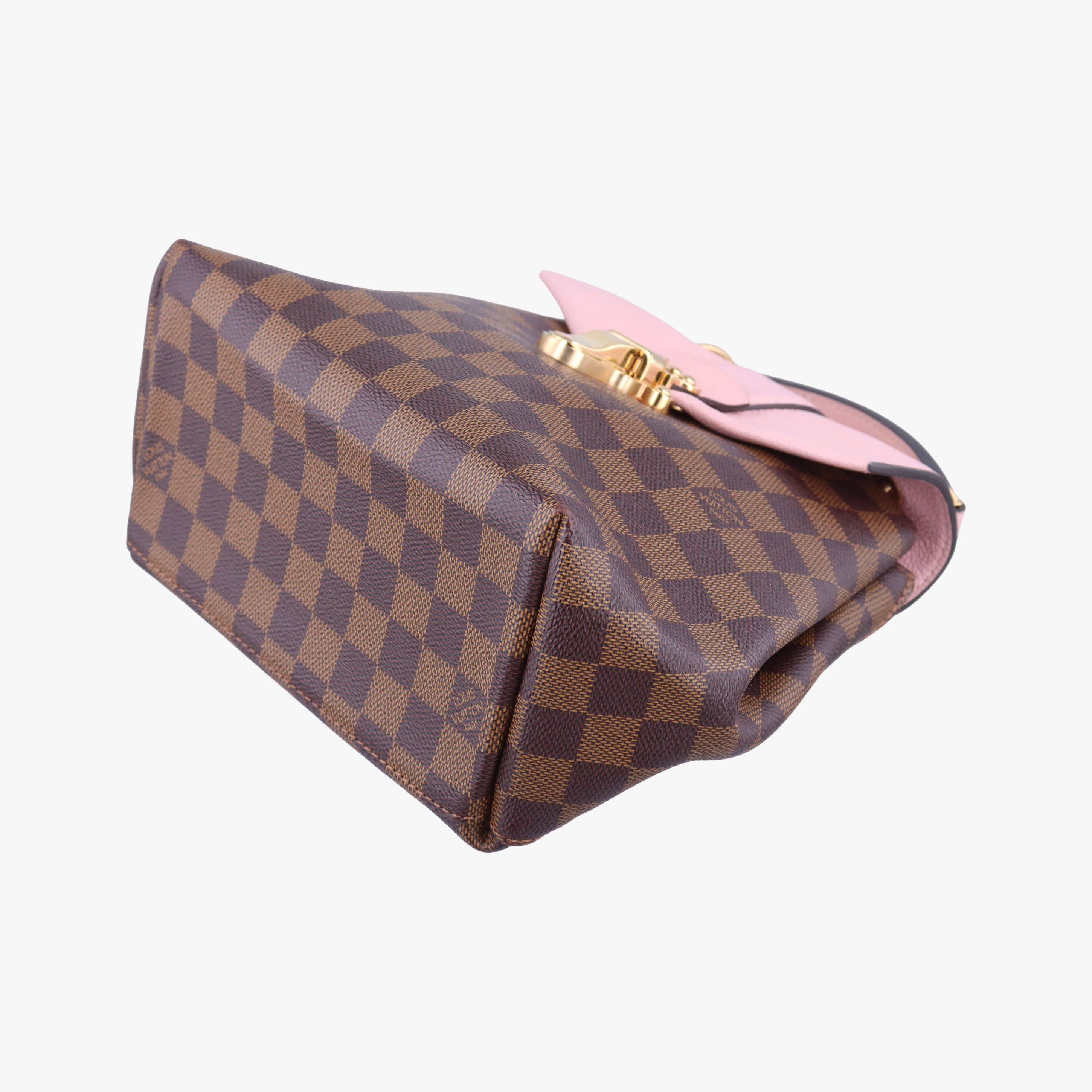 Pre-owned Louis Vuitton Daypack Clapton EBENE×MAGNOLIA Monogram Canvas×calf leather N42262 backpack/rucksack | stylenewstar