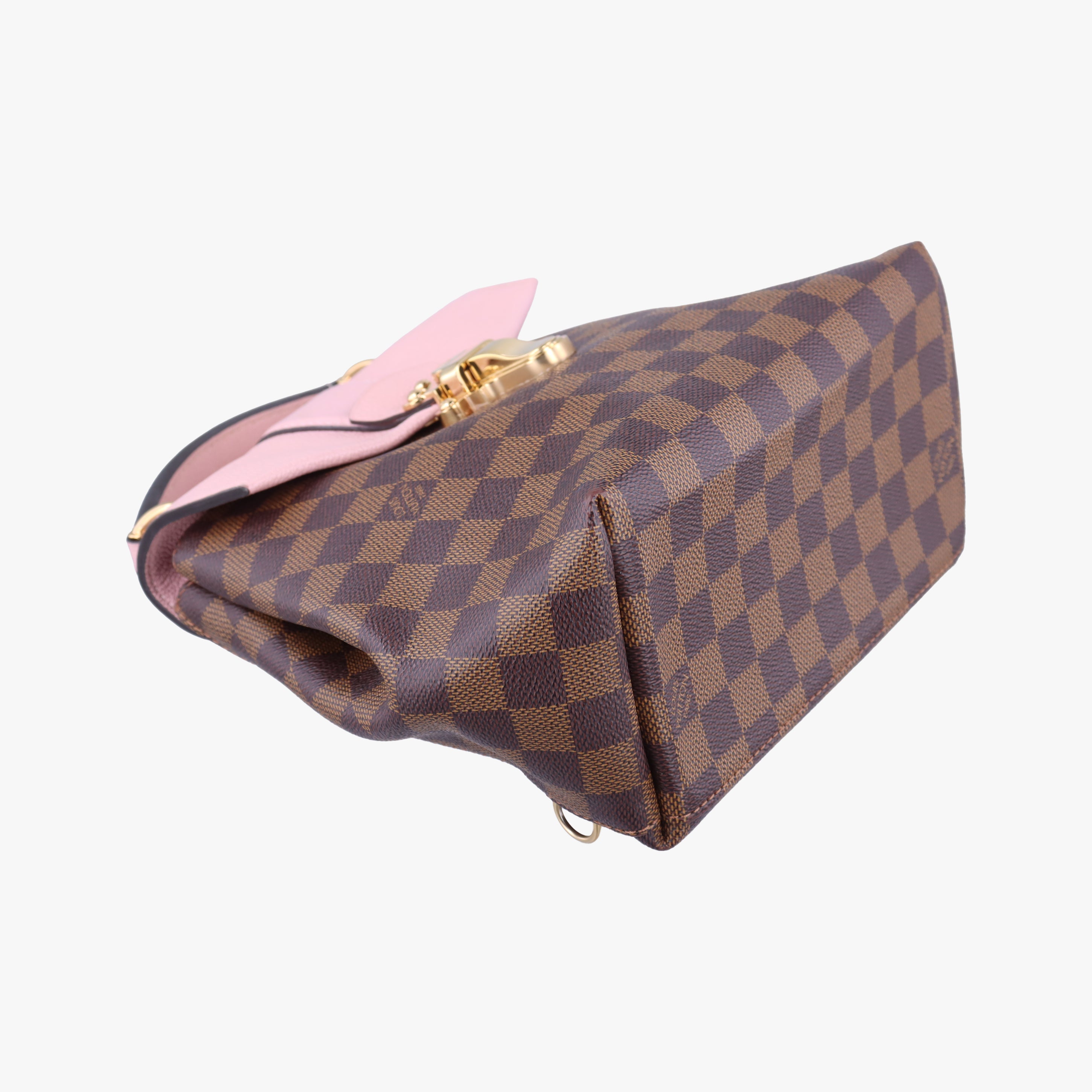 Pre-owned Louis Vuitton Daypack Clapton EBENE×MAGNOLIA Monogram Canvas×calf leather N42262 backpack/rucksack | stylenewstar