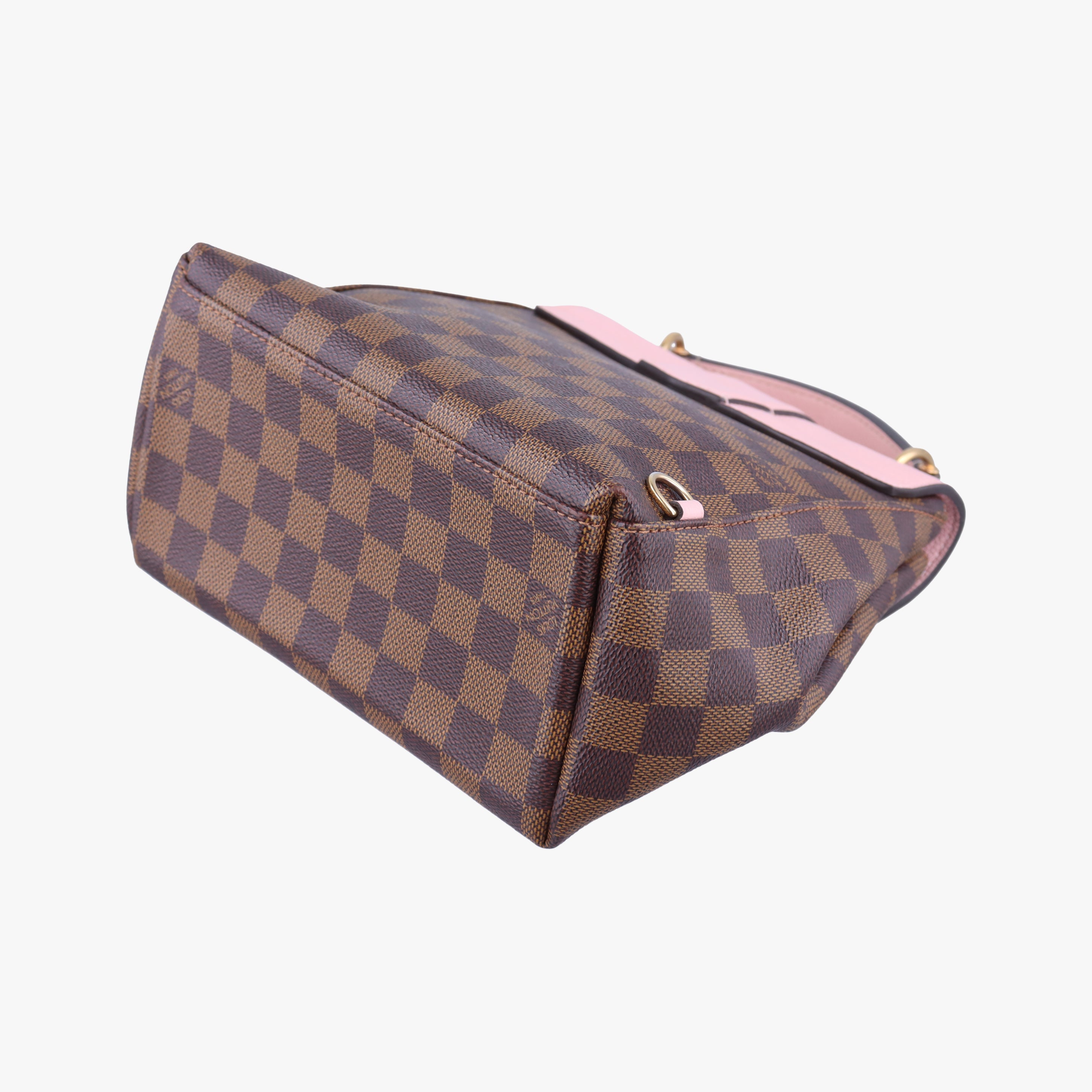Pre-owned Louis Vuitton Daypack Clapton EBENE×MAGNOLIA Monogram Canvas×calf leather N42262 backpack/rucksack | stylenewstar