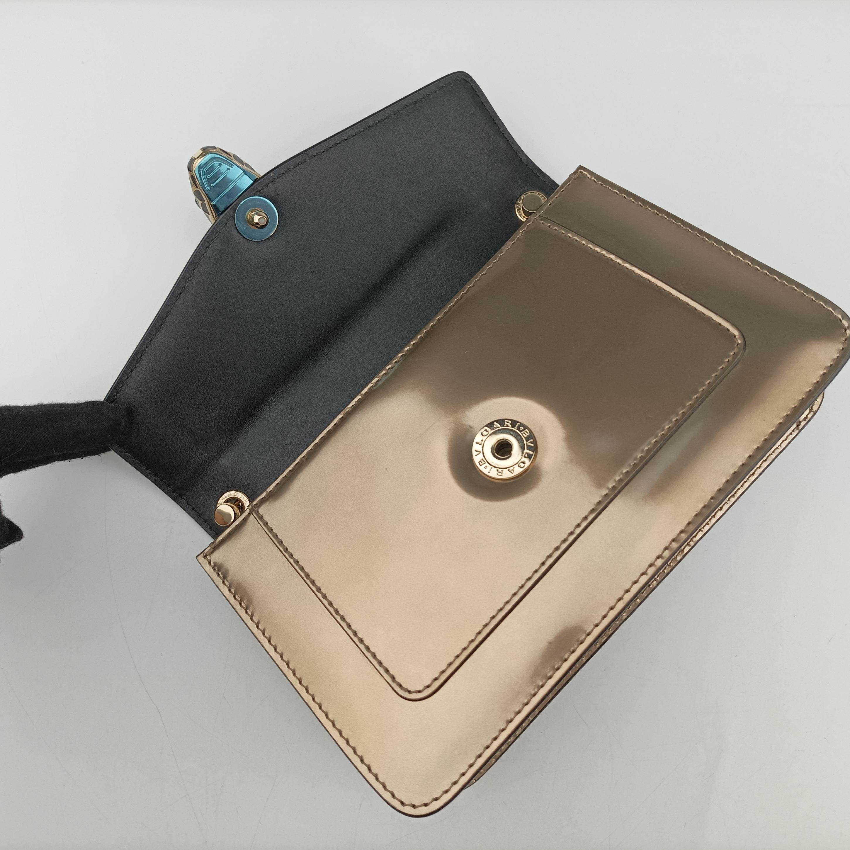 Secondhand Bvlgari SERPENTI FOREVER Golden Enamel  shoulderbag | stylenewstar