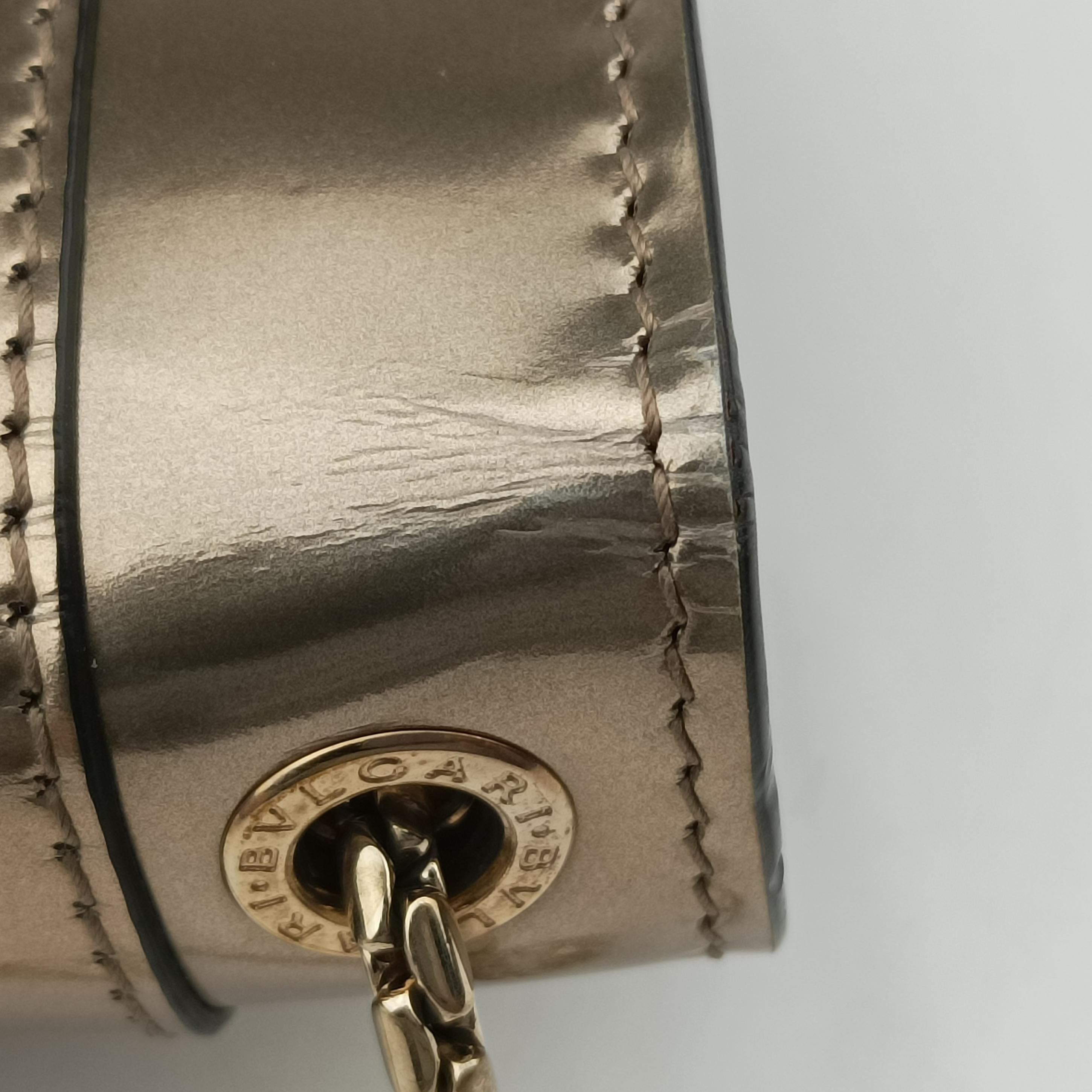 Secondhand Bvlgari SERPENTI FOREVER Golden Enamel  shoulderbag | stylenewstar