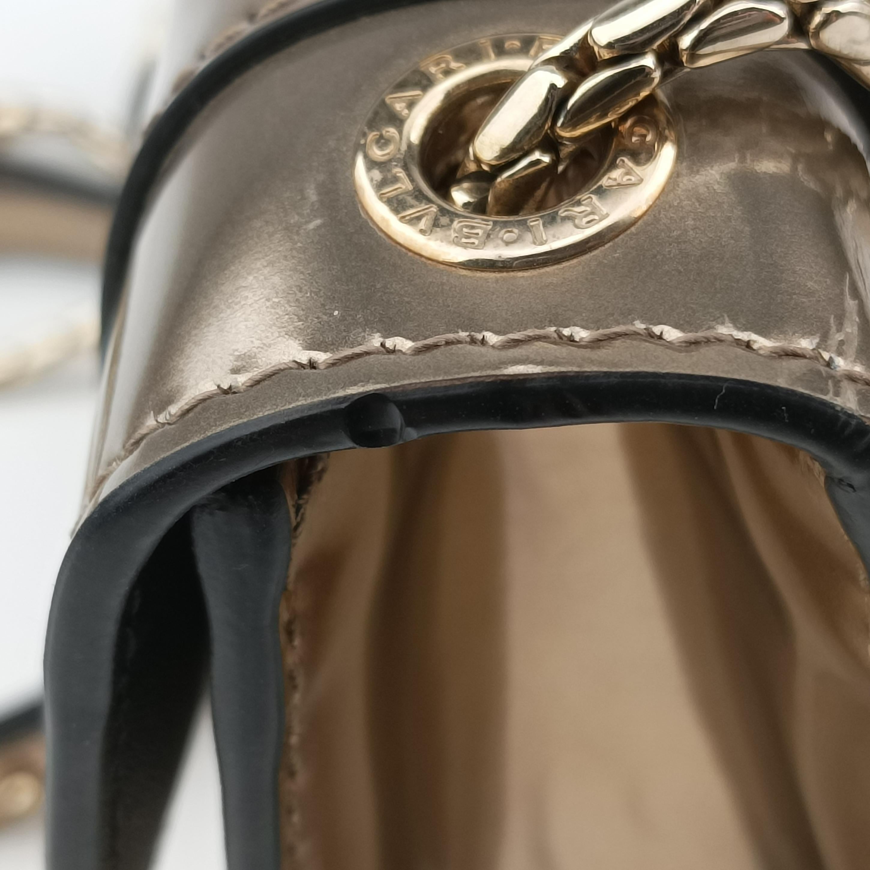 Secondhand Bvlgari SERPENTI FOREVER Golden Enamel  shoulderbag | stylenewstar