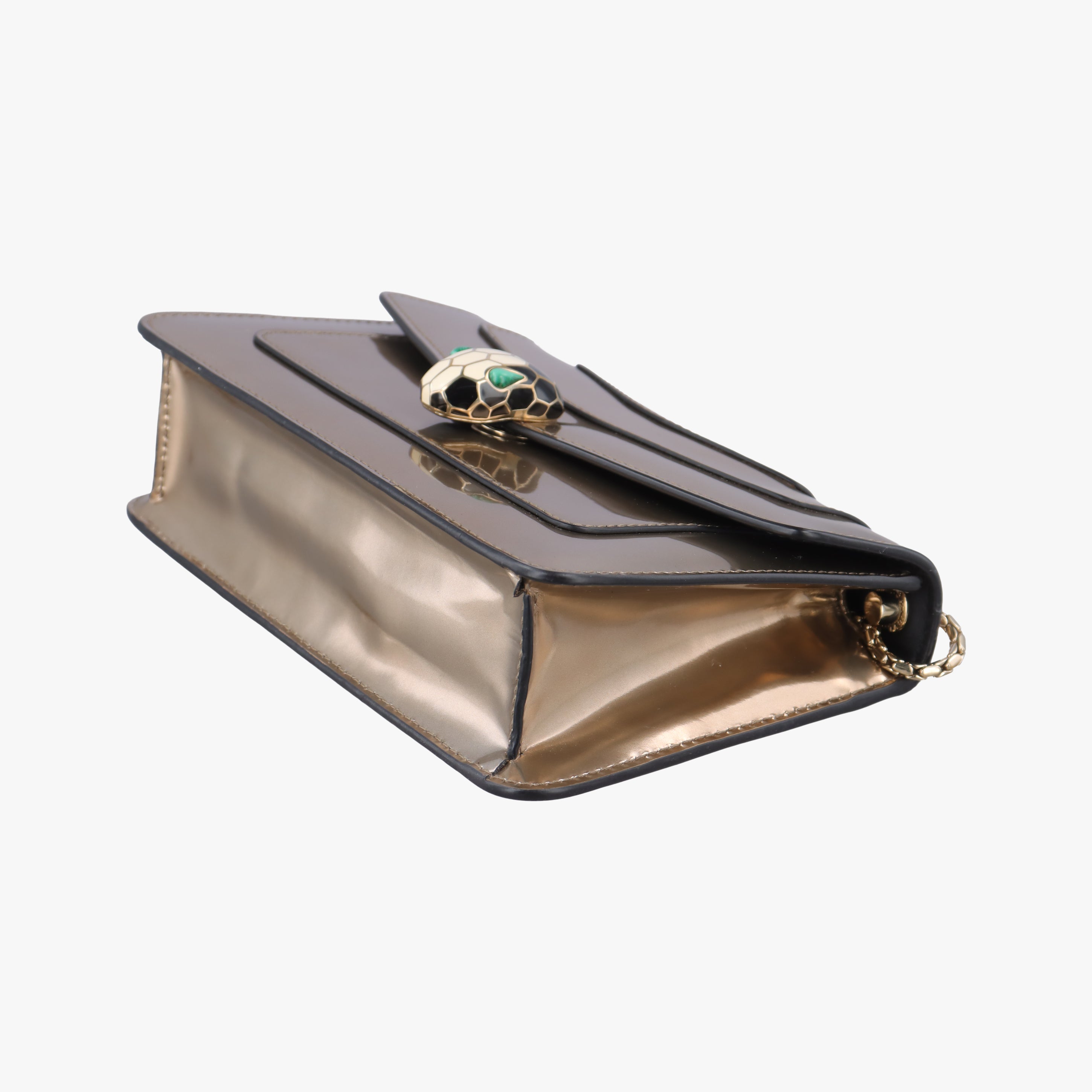 Secondhand Bvlgari SERPENTI FOREVER Golden Enamel  shoulderbag | stylenewstar