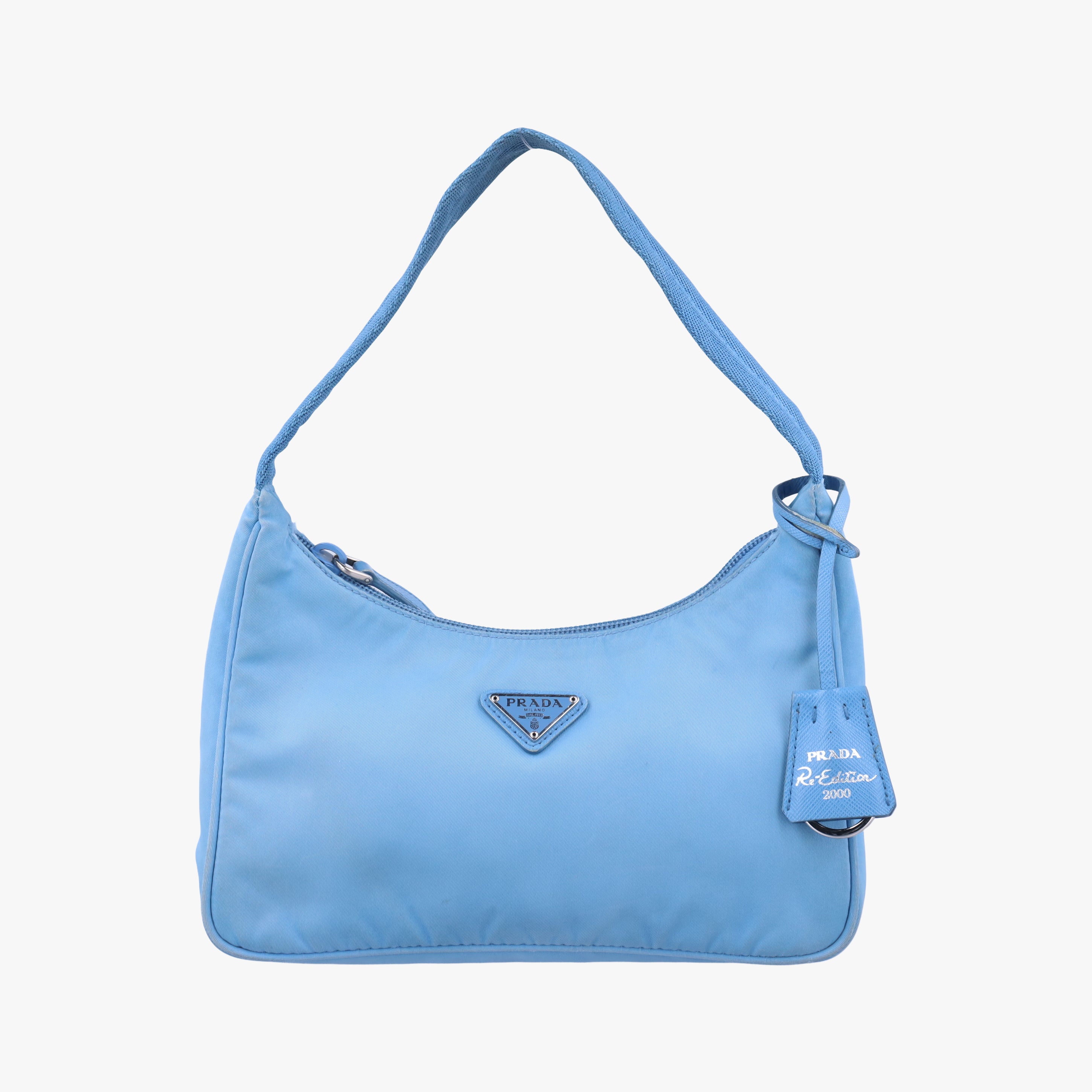 Secondhand Prada Re-Edition 2005 Re-Nylon Blue nylon 1BH204 shoulderbag | stylenewstar
