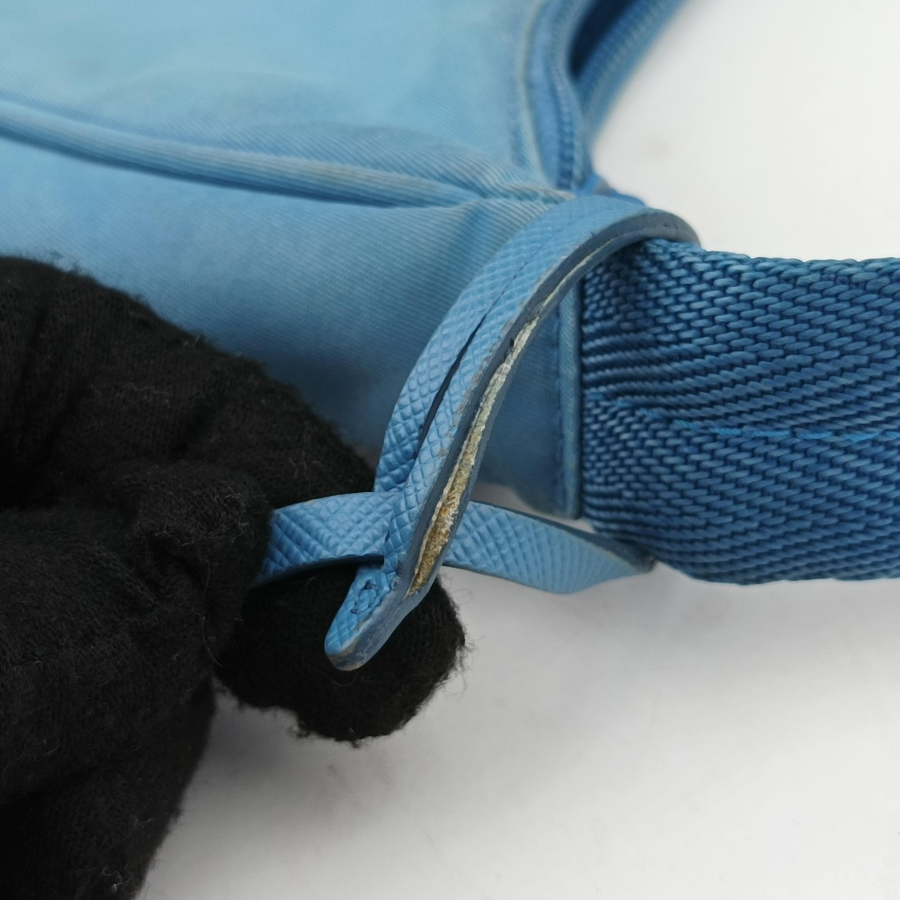 Secondhand Prada Re-Edition 2005 Re-Nylon Blue nylon 1BH204 shoulderbag | stylenewstar