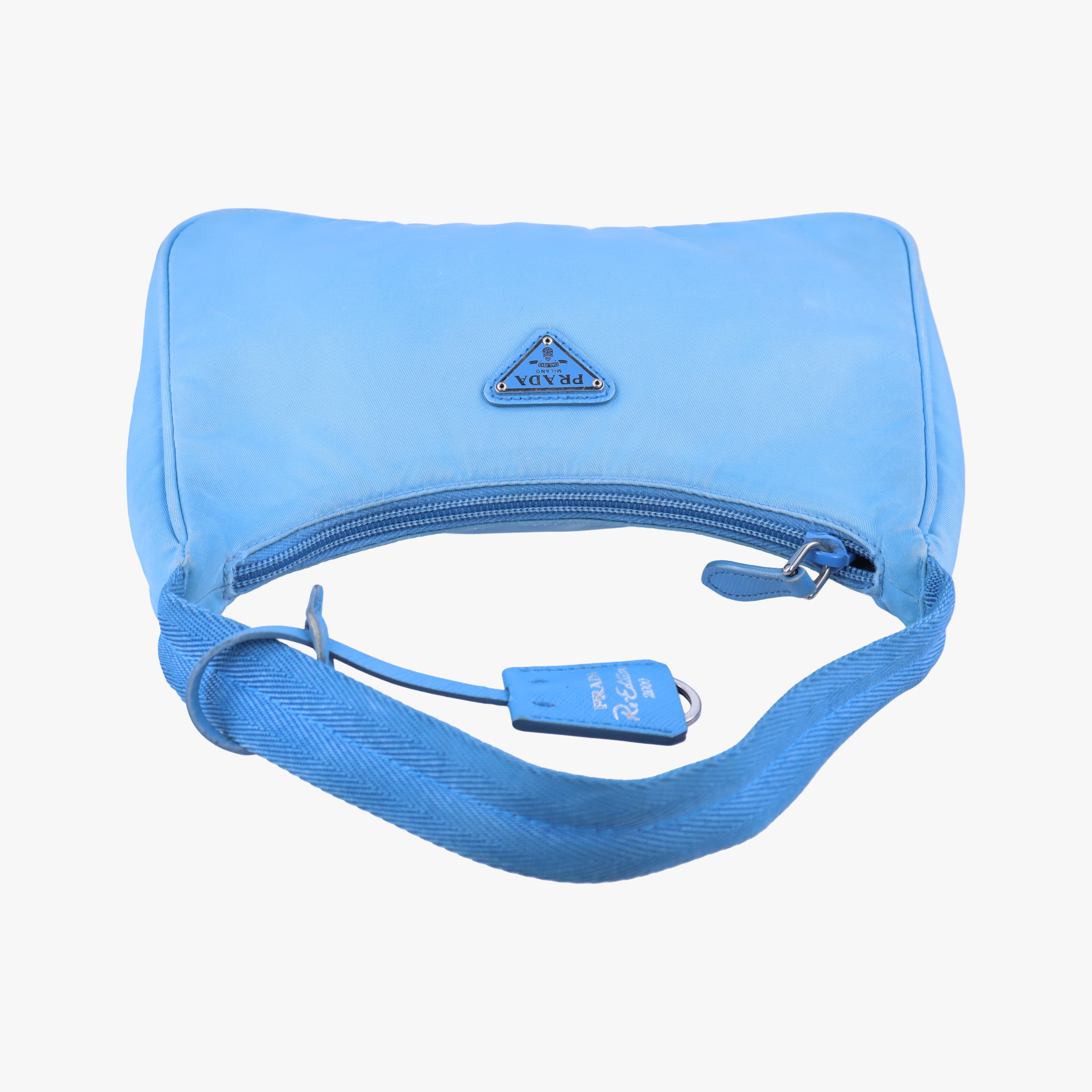 Secondhand Prada Re-Edition 2005 Re-Nylon Blue nylon 1BH204 shoulderbag | stylenewstar