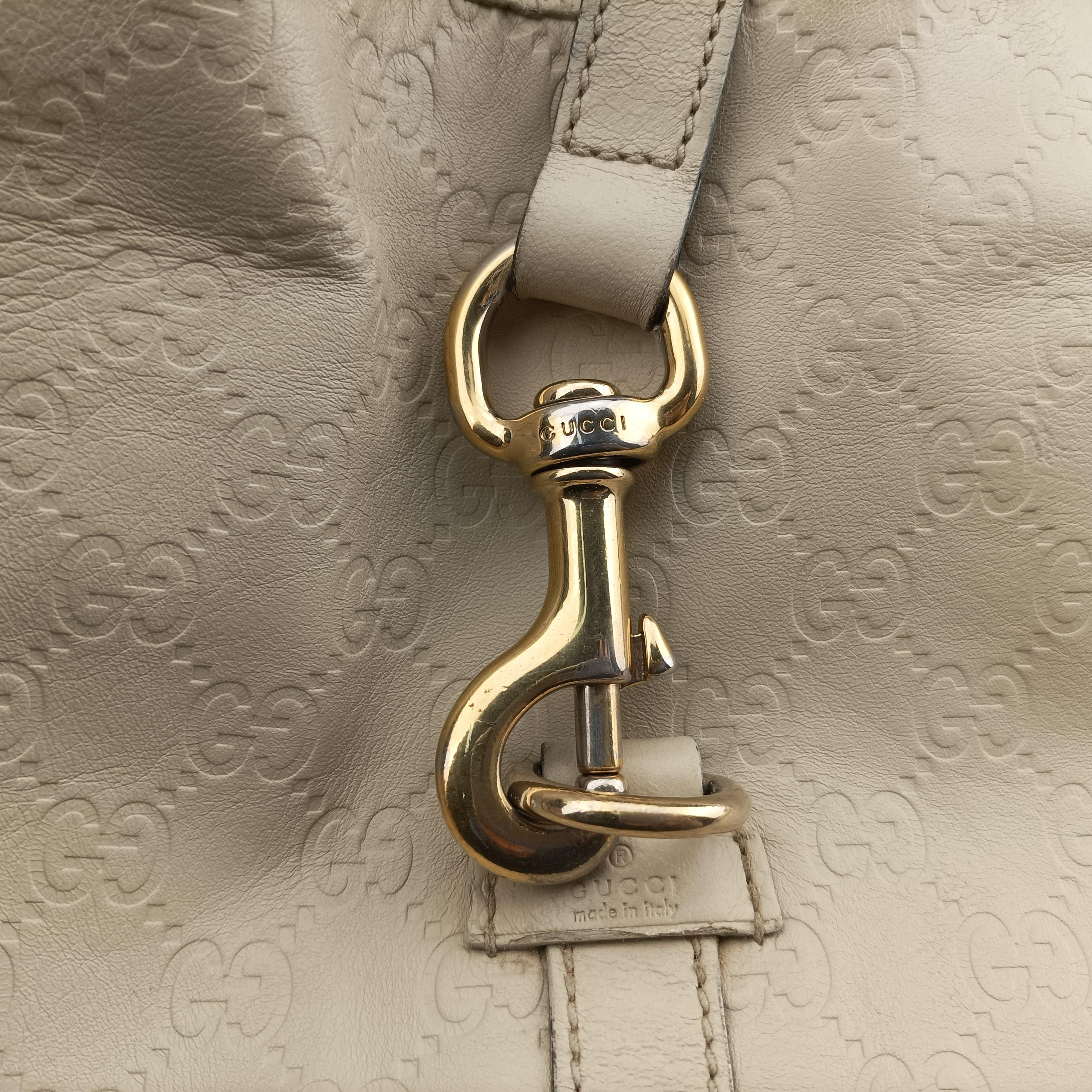 Vintage Gucci New Jackie White Leather 203494 handbag | stylenewstar