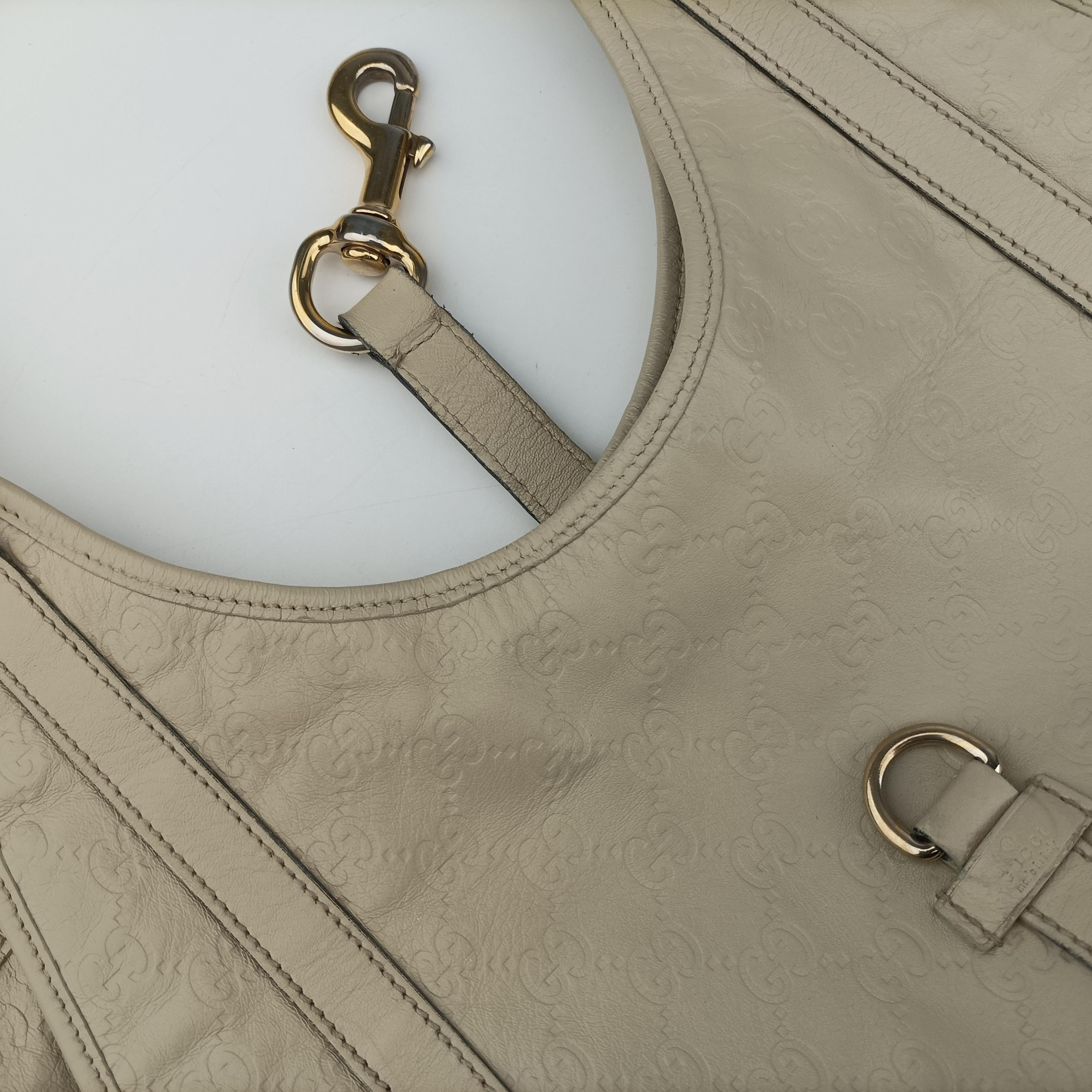 Vintage Gucci New Jackie White Leather 203494 handbag | stylenewstar