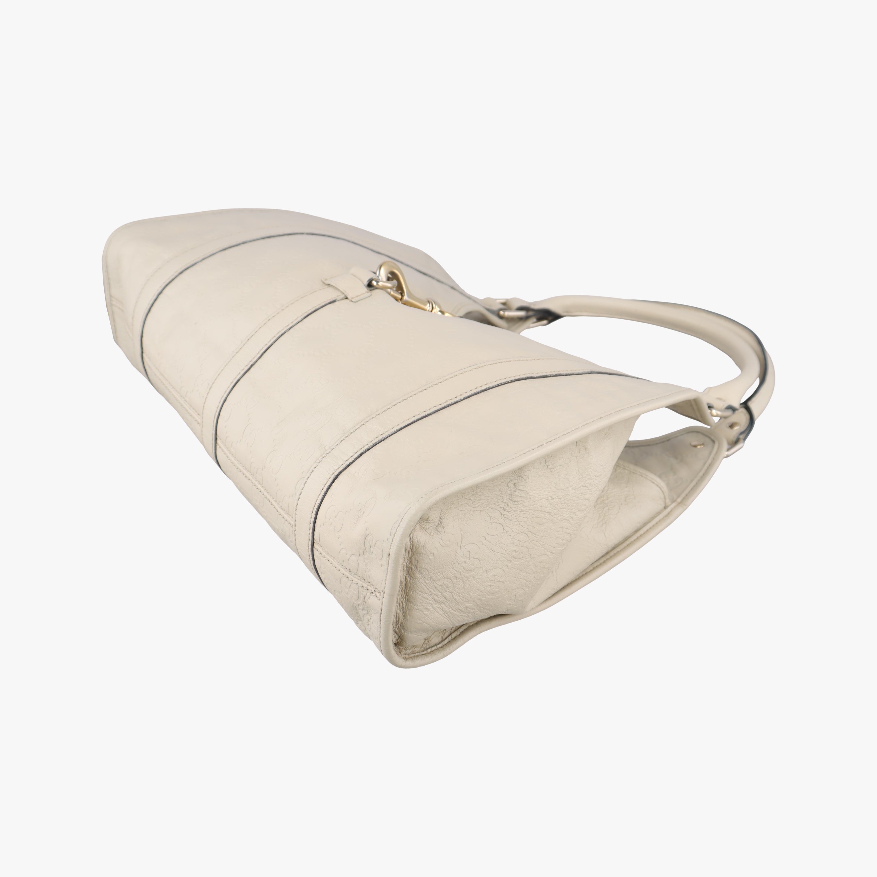 Vintage Gucci New Jackie White Leather 203494 handbag | stylenewstar