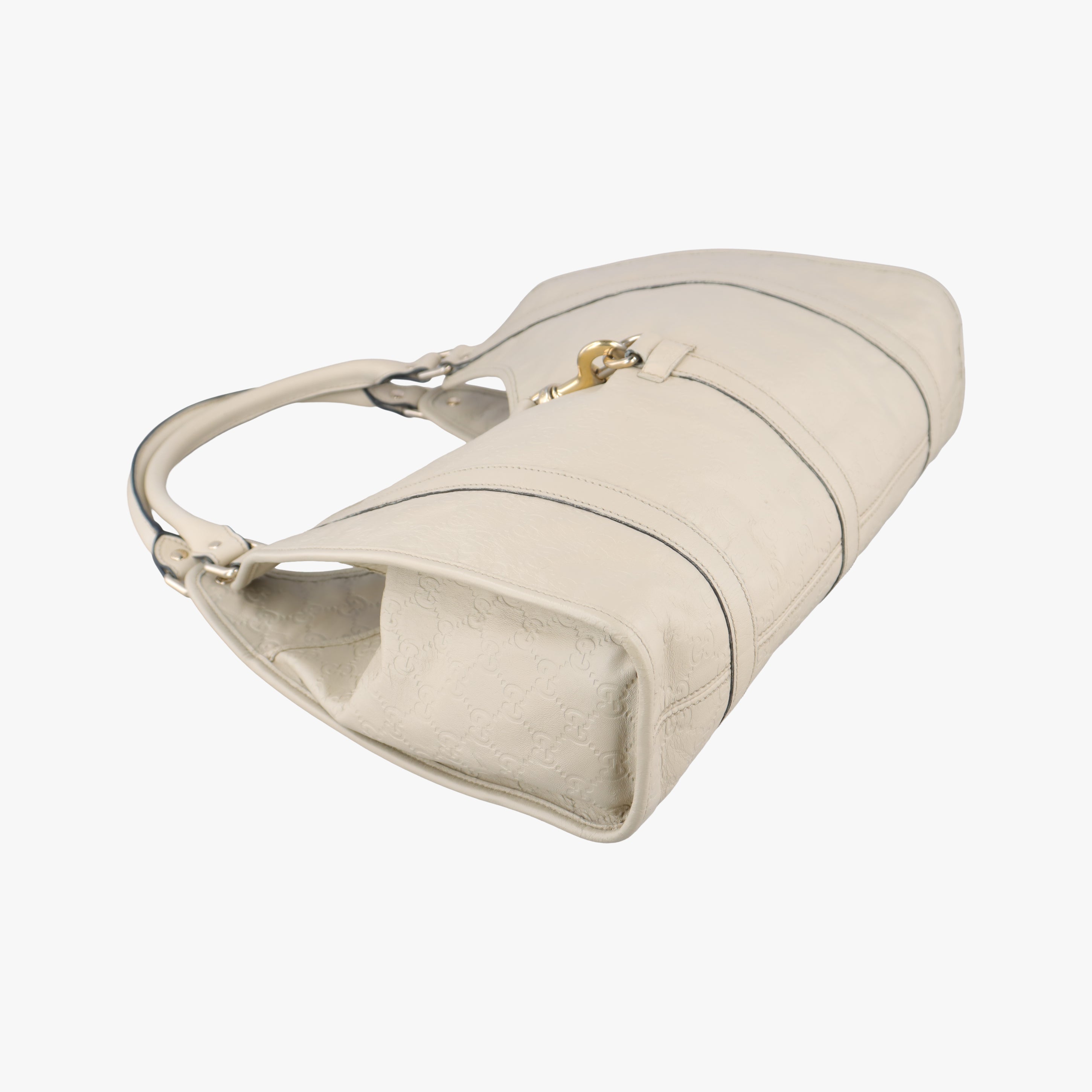 Vintage Gucci New Jackie White Leather 203494 handbag | stylenewstar
