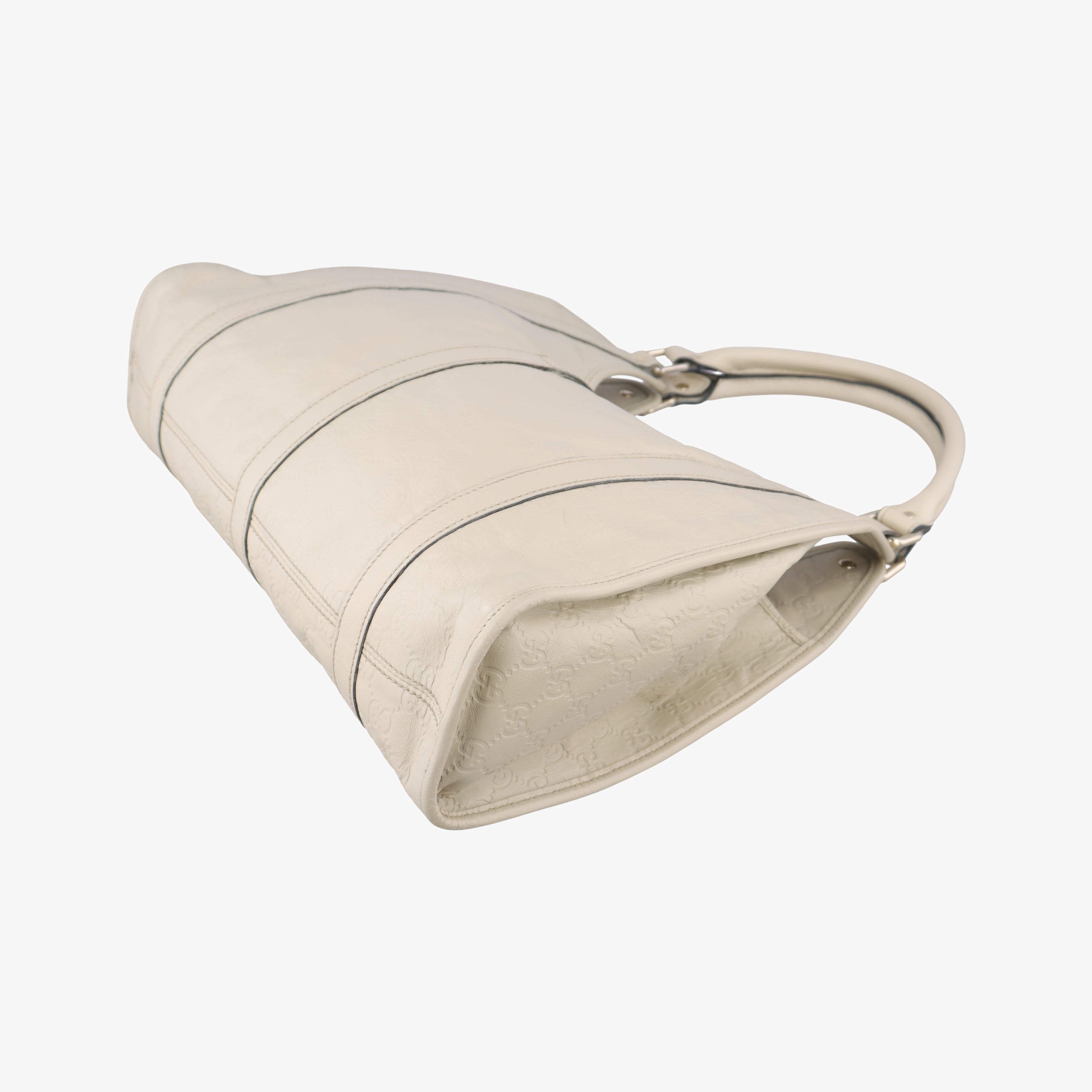 Vintage Gucci New Jackie White Leather 203494 handbag | stylenewstar