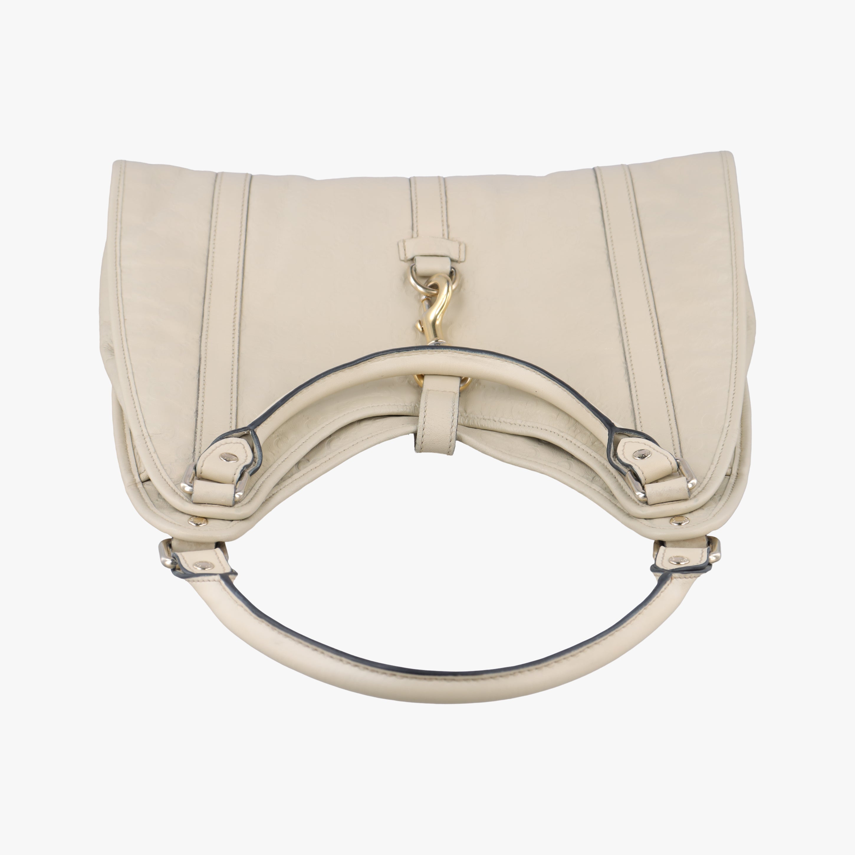 Vintage Gucci New Jackie White Leather 203494 handbag | stylenewstar