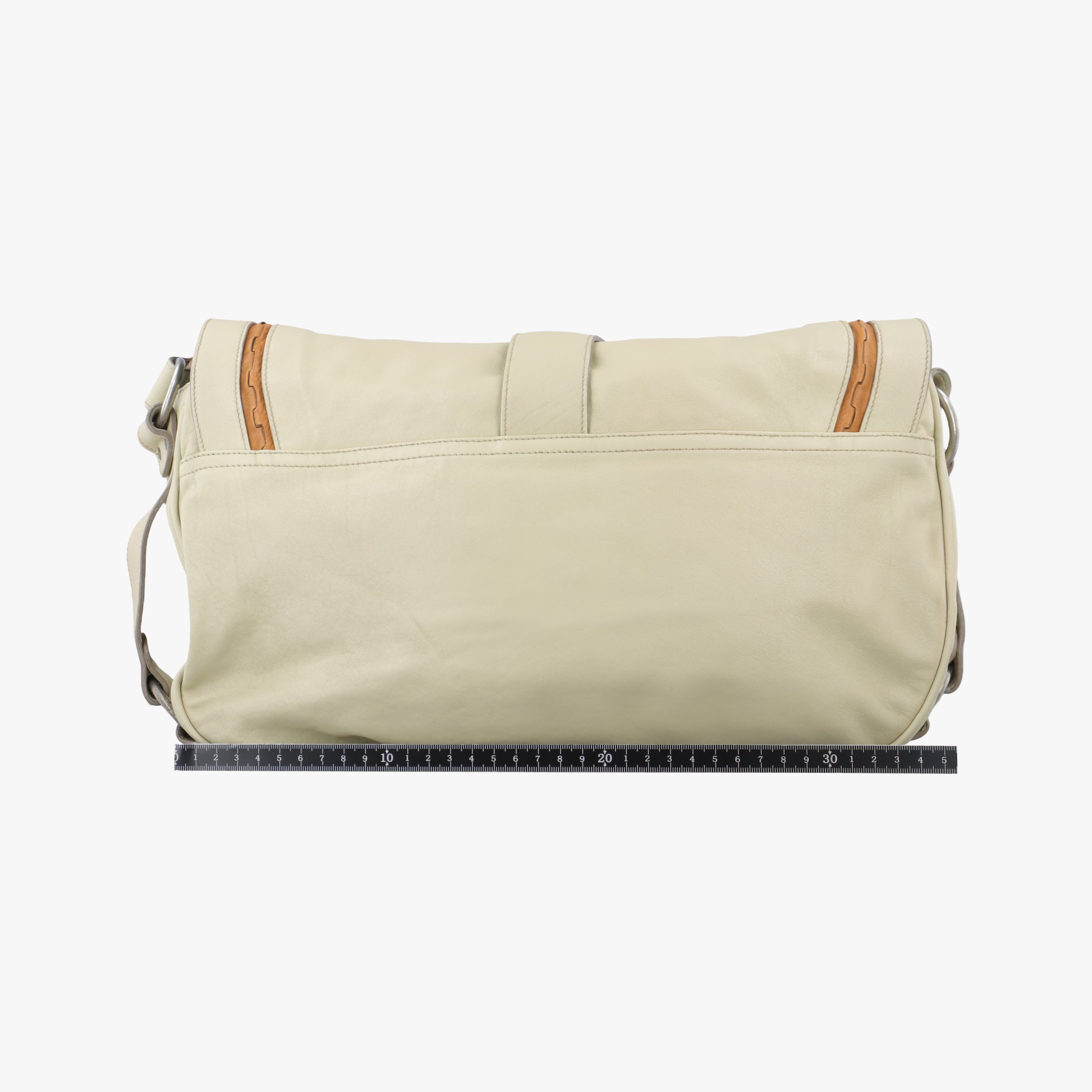 Pre-owned Christian Dior Gaucho White Leather  handbag | stylenewstar