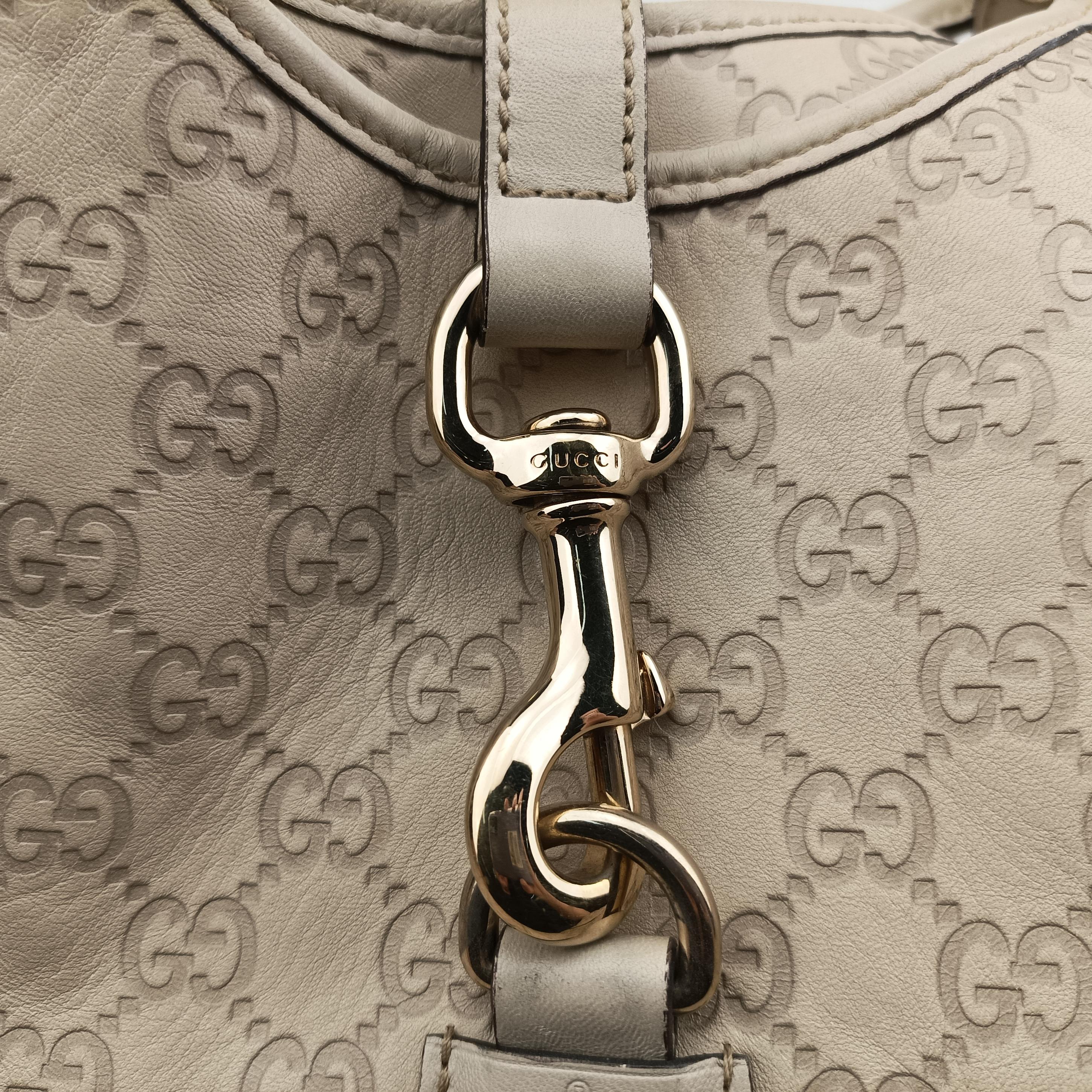 Secondhand Gucci New Jackie White Leather 203494 handbag | stylenewstar