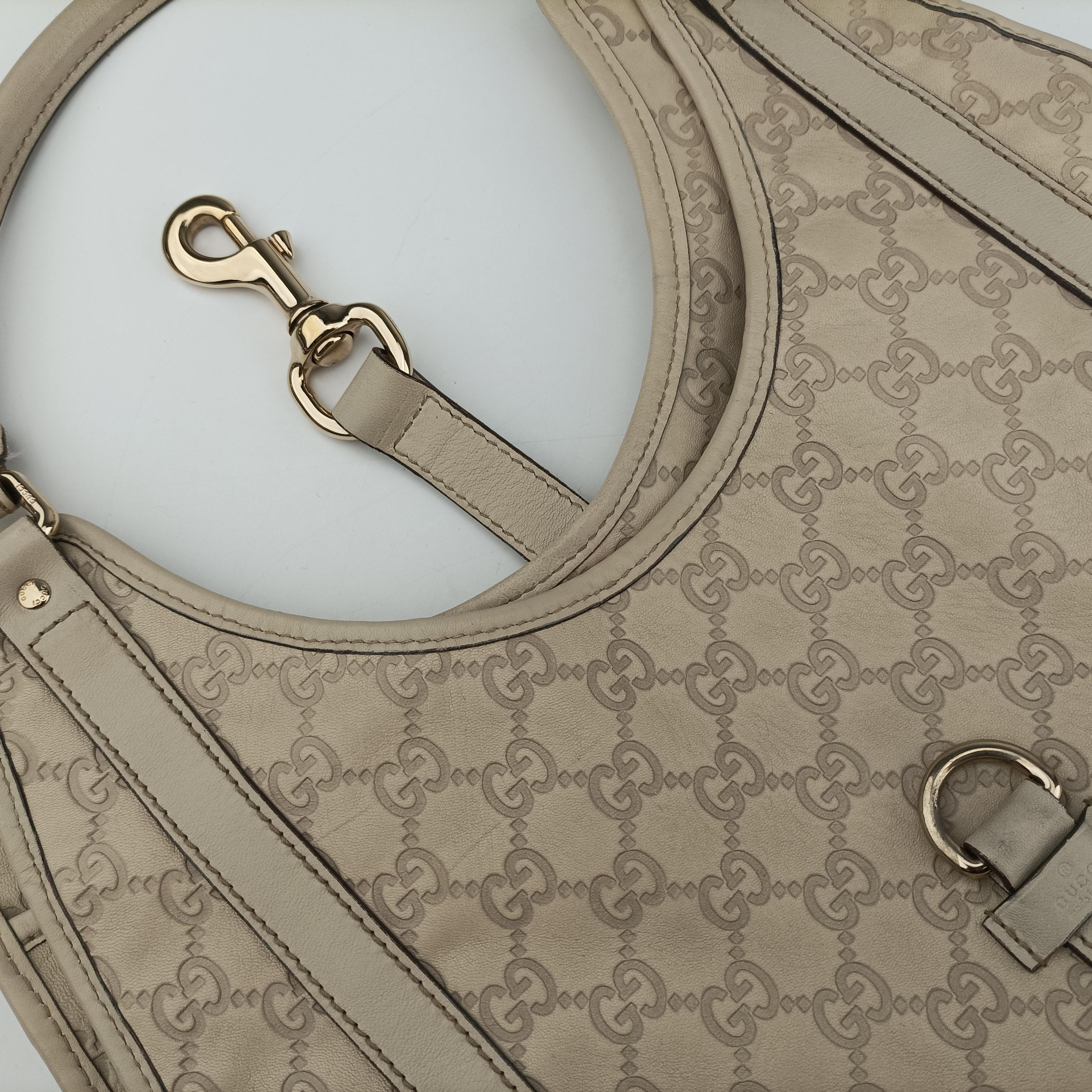 Secondhand Gucci New Jackie White Leather 203494 handbag | stylenewstar