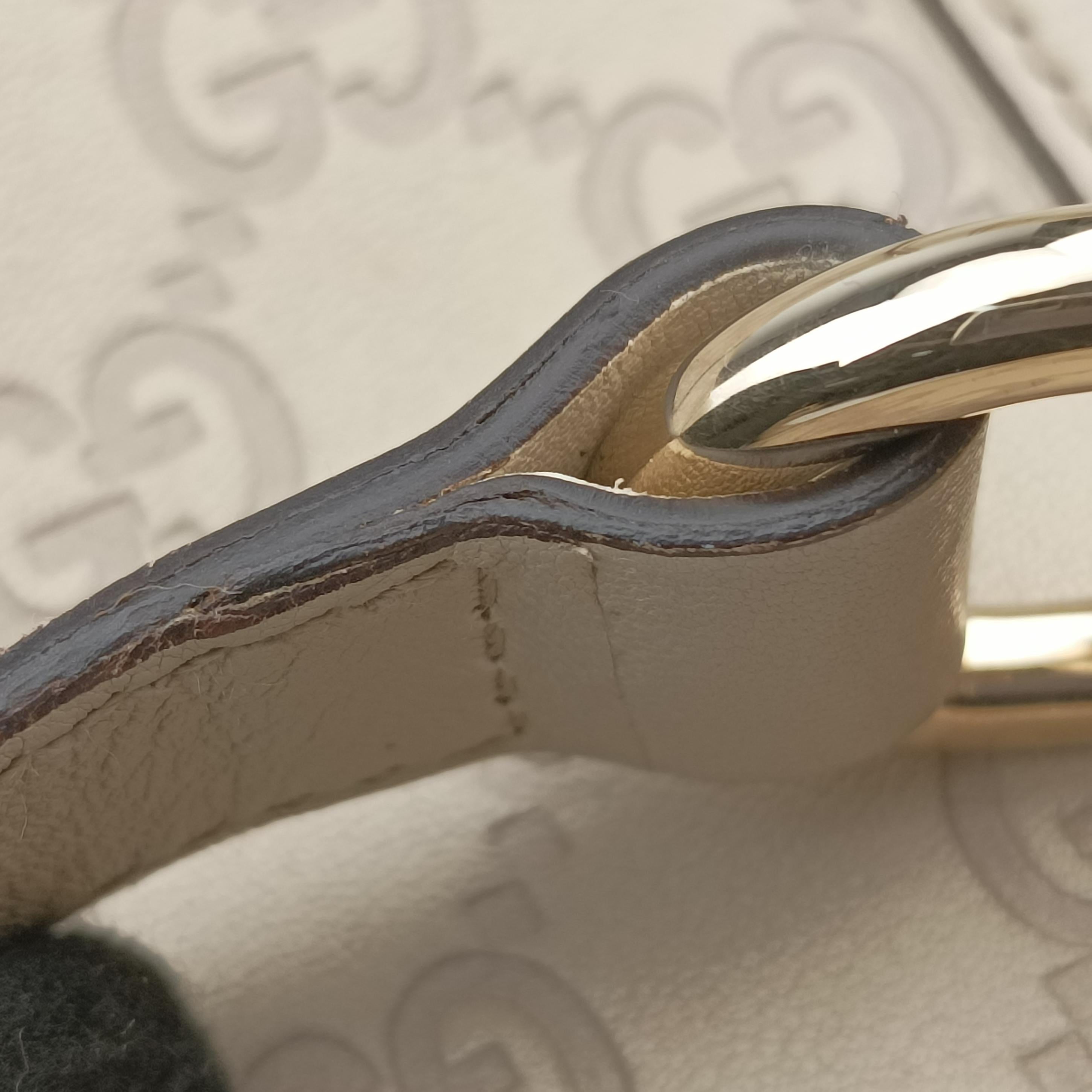 Secondhand Gucci New Jackie White Leather 203494 handbag | stylenewstar