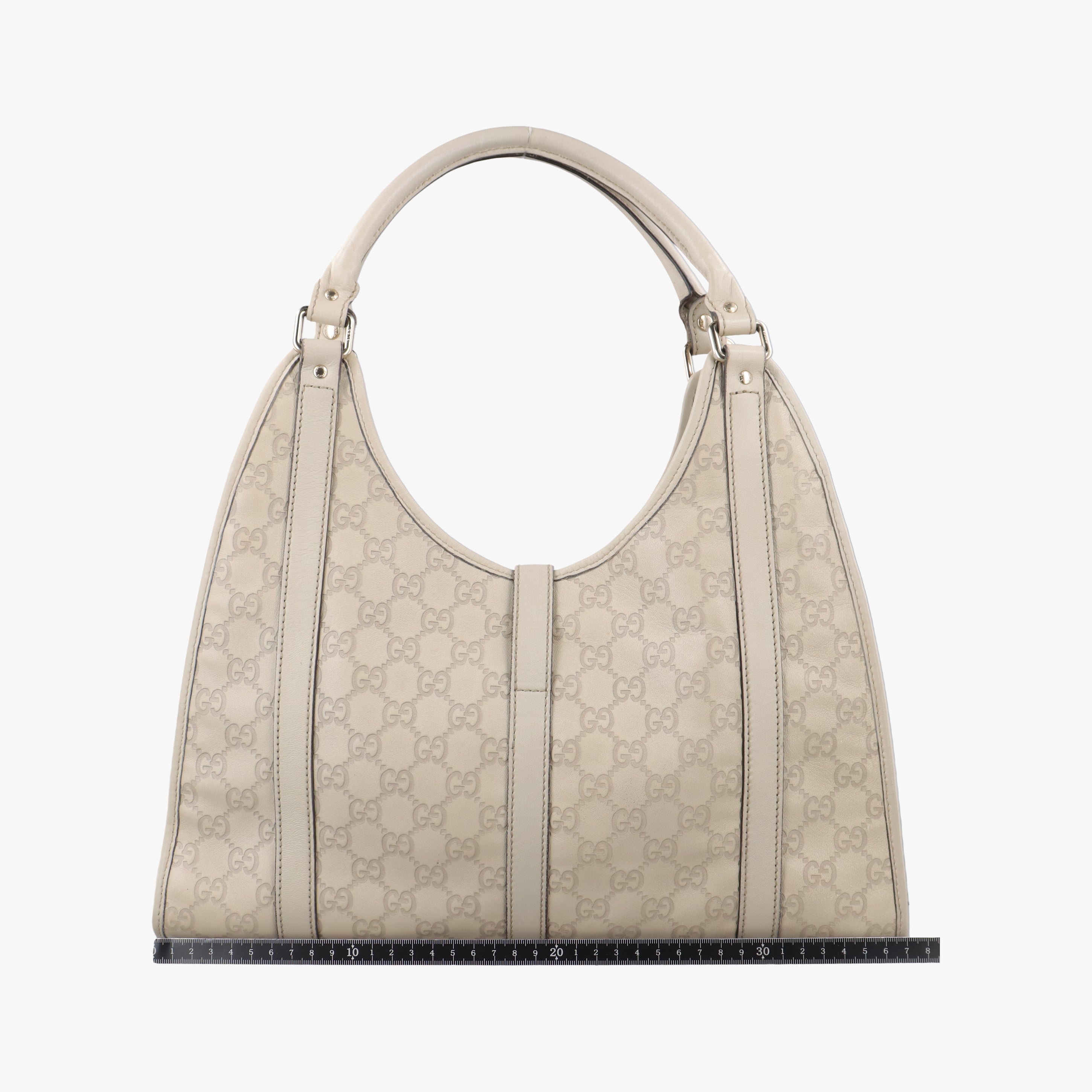 Secondhand Gucci New Jackie White Leather 203494 handbag | stylenewstar