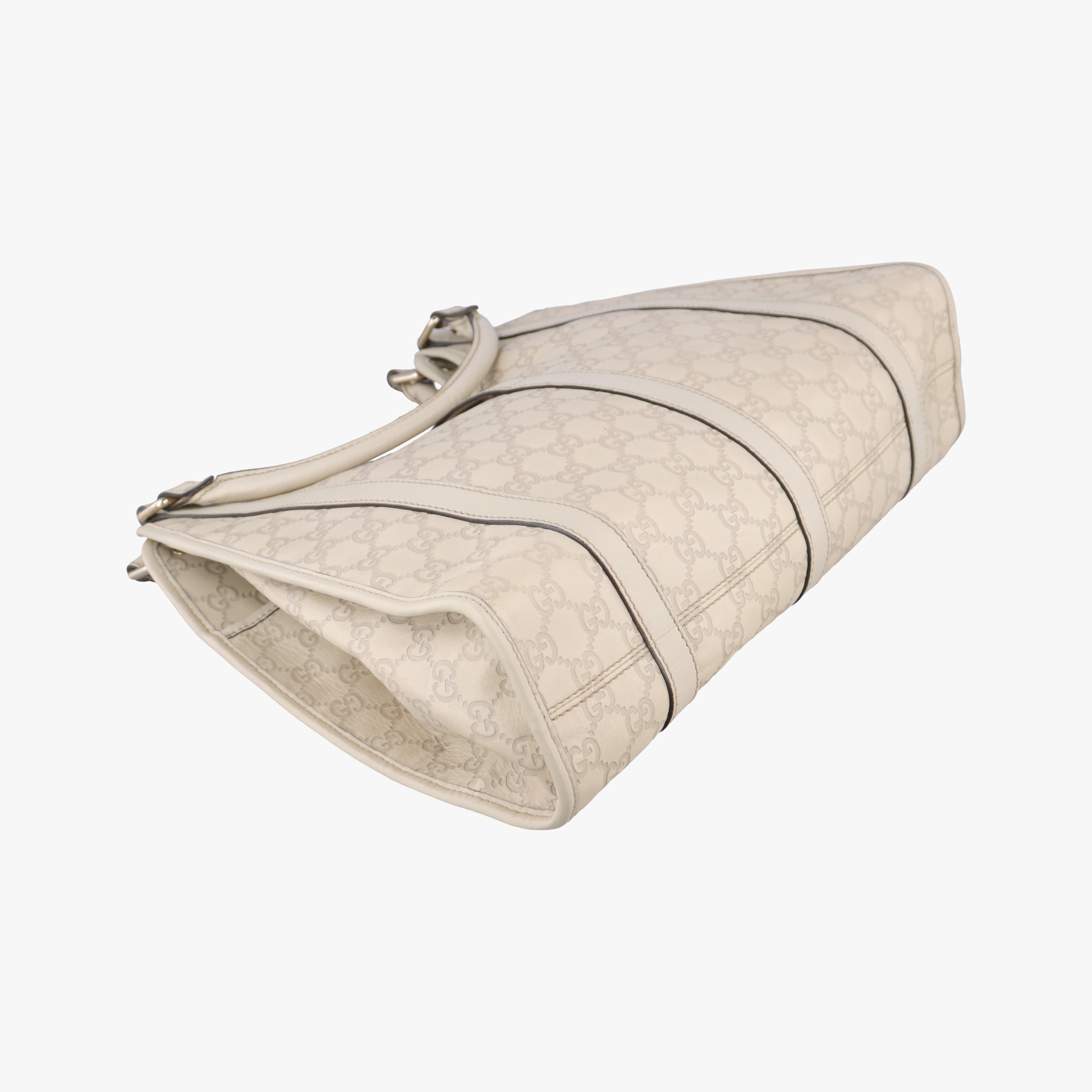 Secondhand Gucci New Jackie White Leather 203494 handbag | stylenewstar