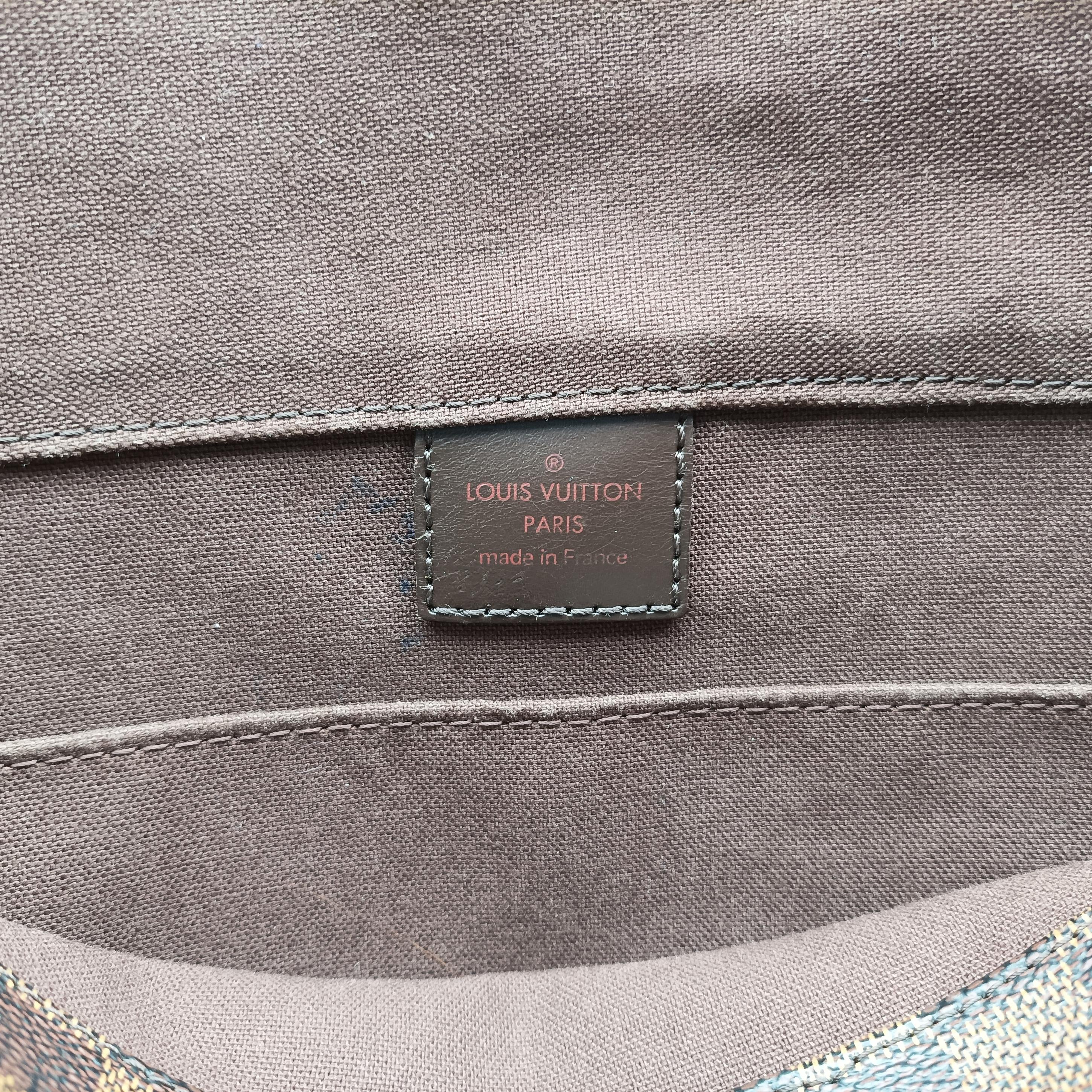 Pre-owned Louis Vuitton Bastille Messenger EBENE Damier Canvas N45258 shoulderbag | stylenewstar