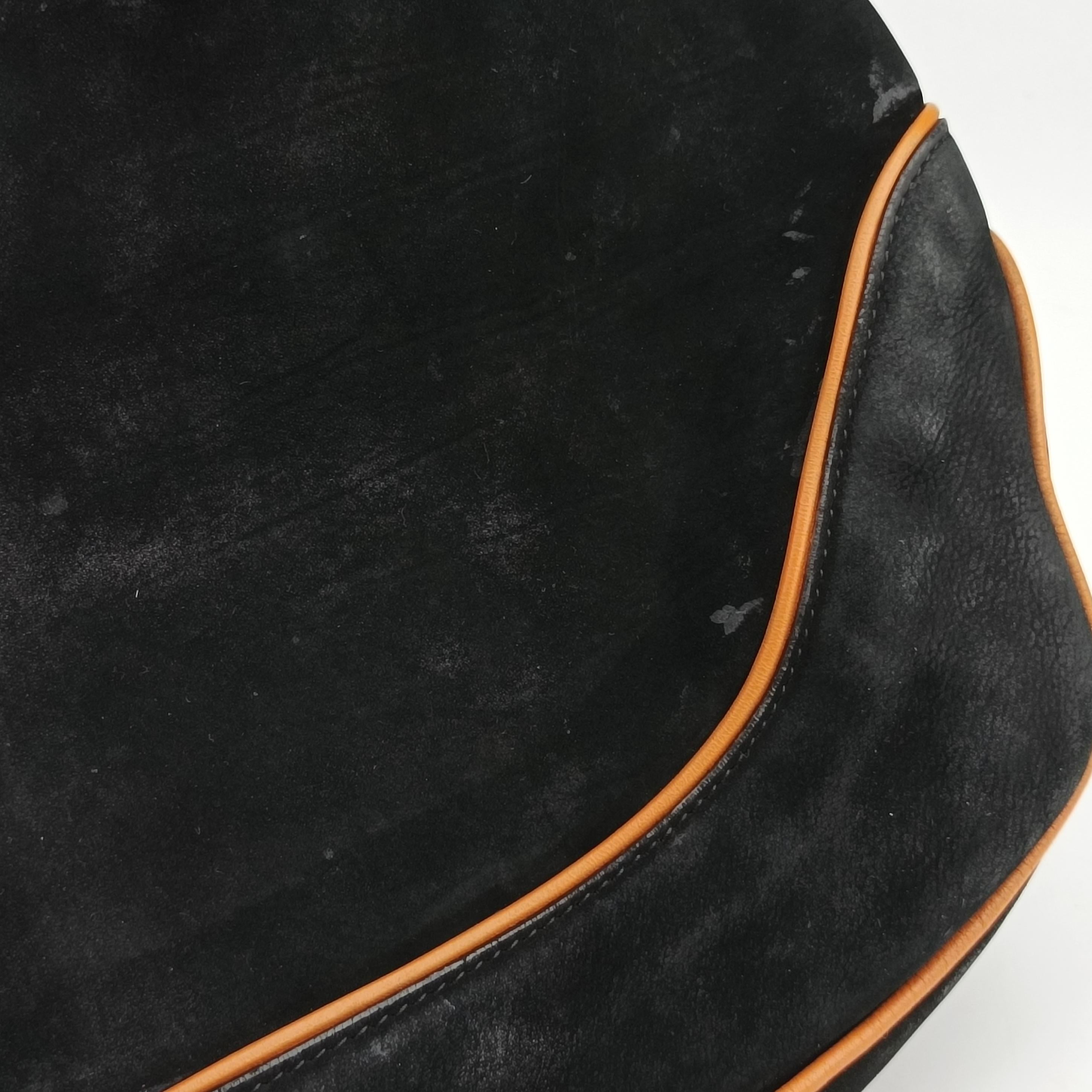 Pre-owned Gucci Jackie Flora Hobo Black Suede 277520 shoulderbag | stylenewstar