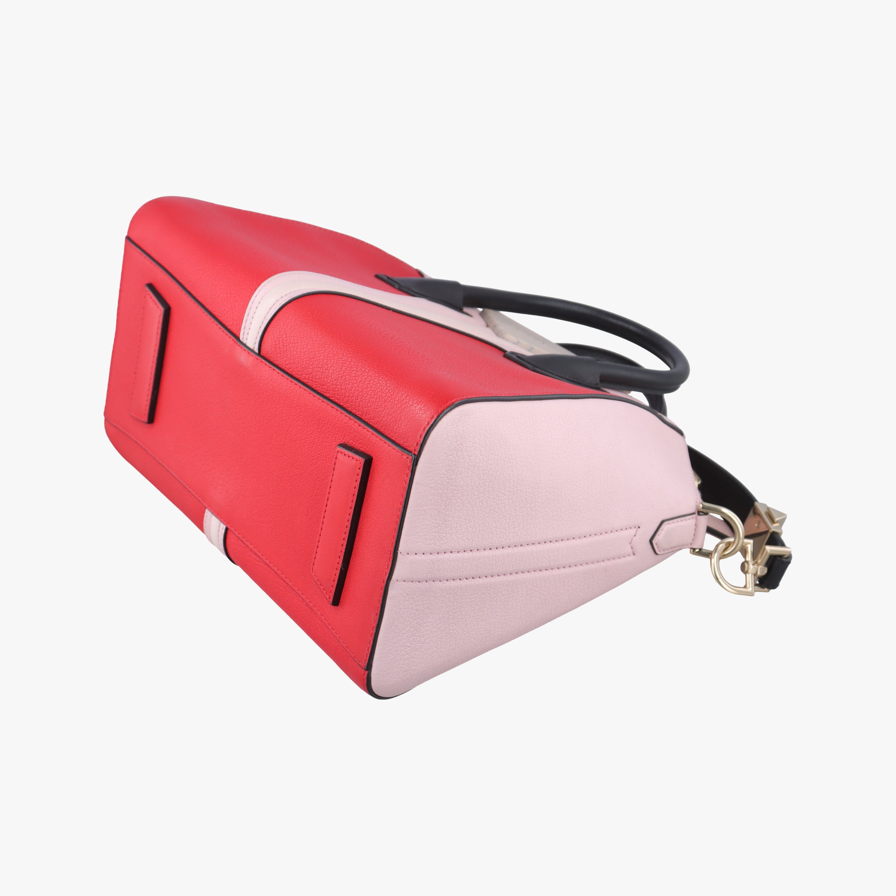 Vintage Givenchy Antigona Red×Black×Pink Leather  shoulderbag | stylenewstar