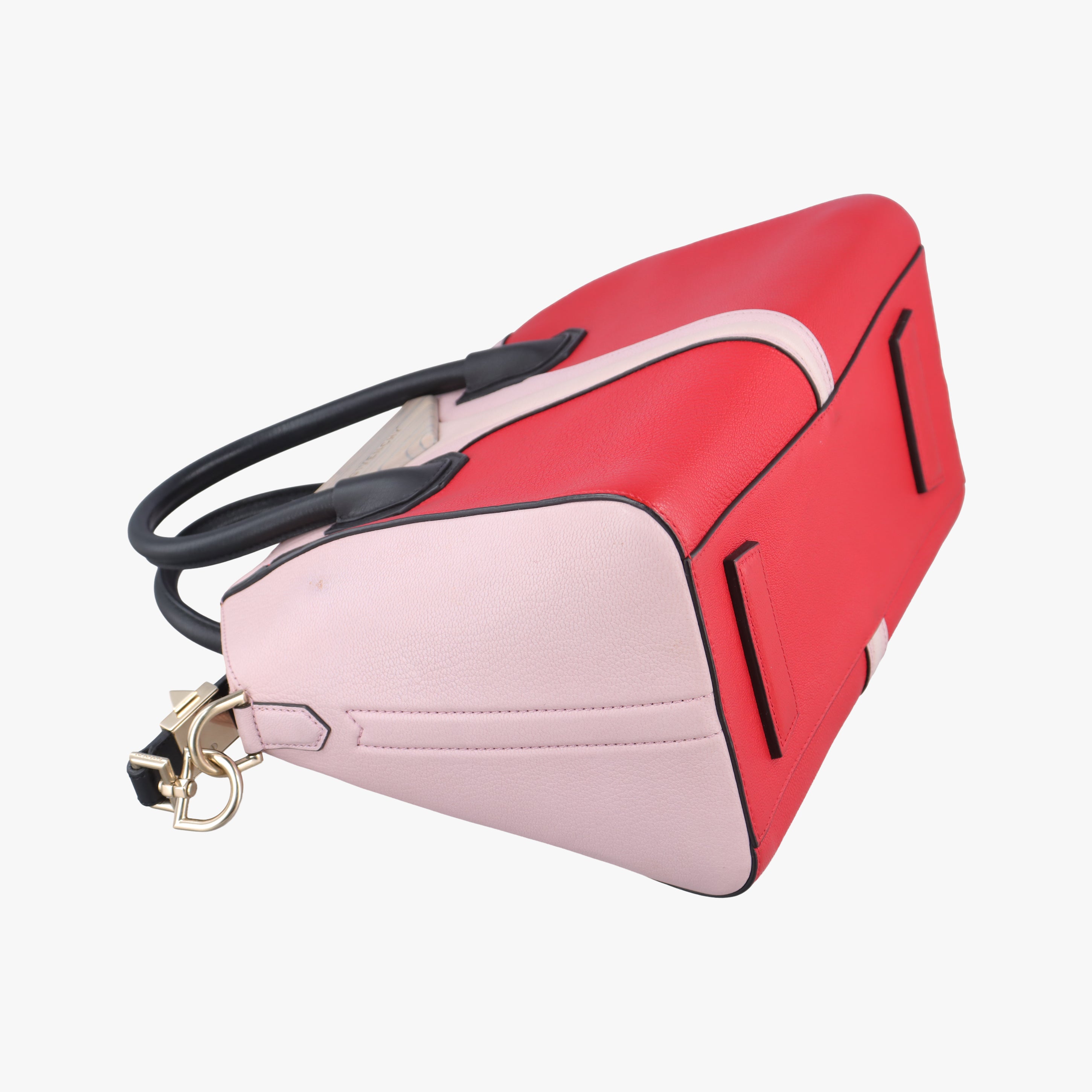 Vintage Givenchy Antigona Red×Black×Pink Leather  shoulderbag | stylenewstar