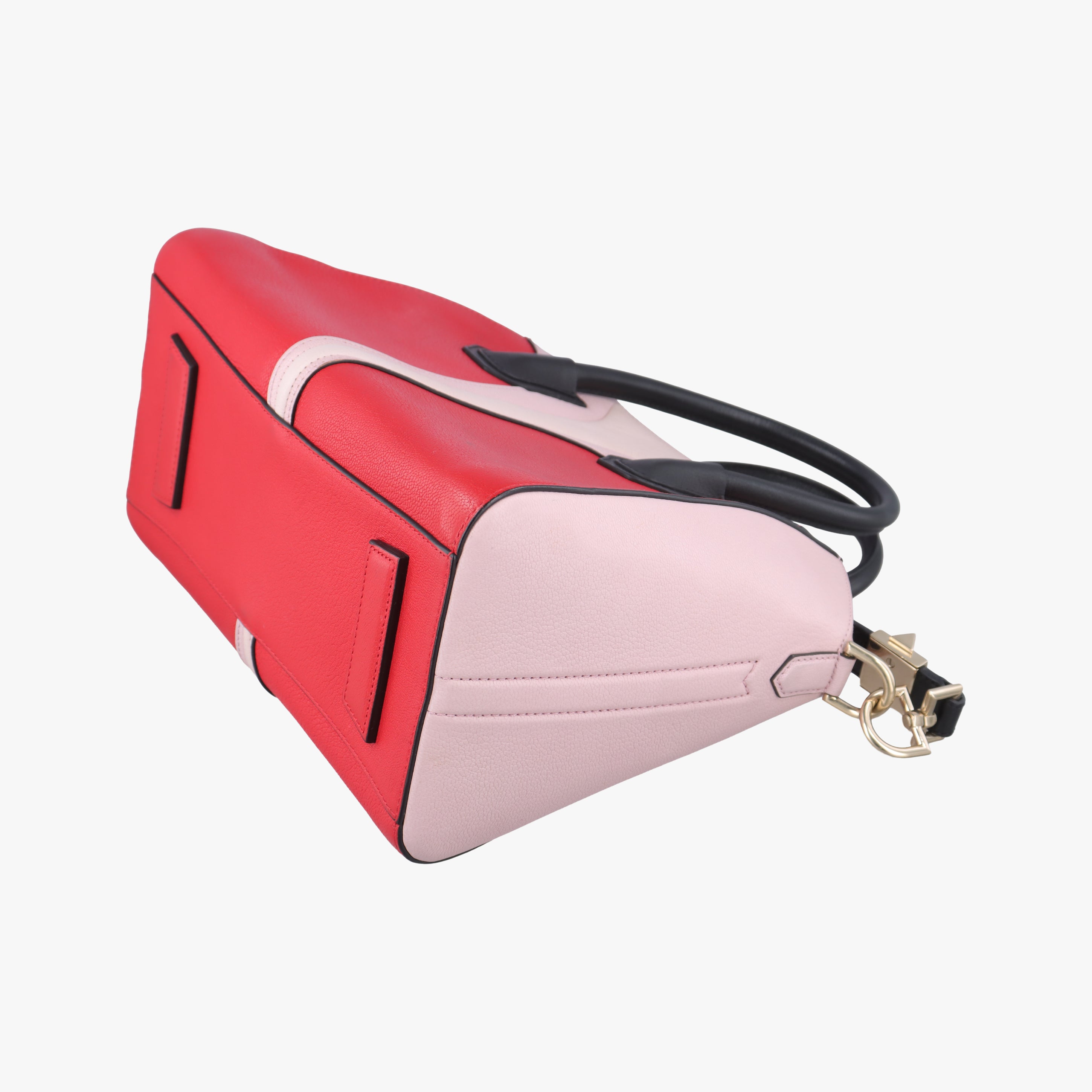 Vintage Givenchy Antigona Red×Black×Pink Leather  shoulderbag | stylenewstar
